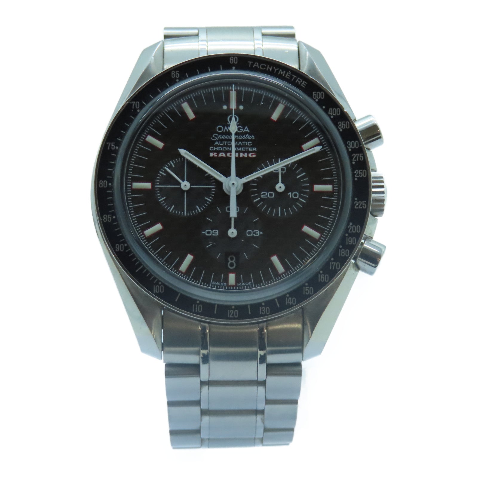 OMEGA Speedmaster不鏽鋼手錶自動機芯黑色