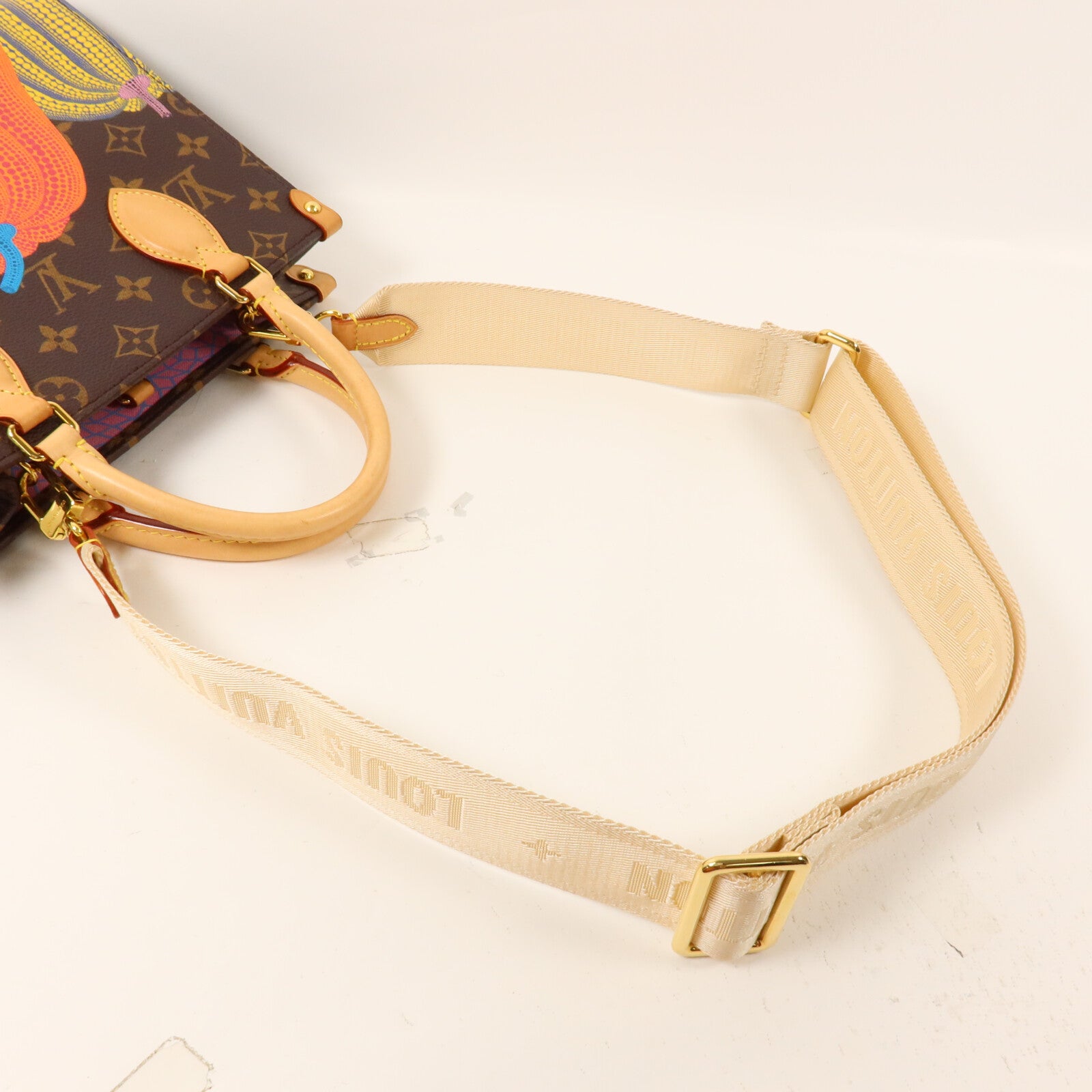 LOUIS VUITTON Monogram LV x YK On The Go PM手挽肩背兩用袋