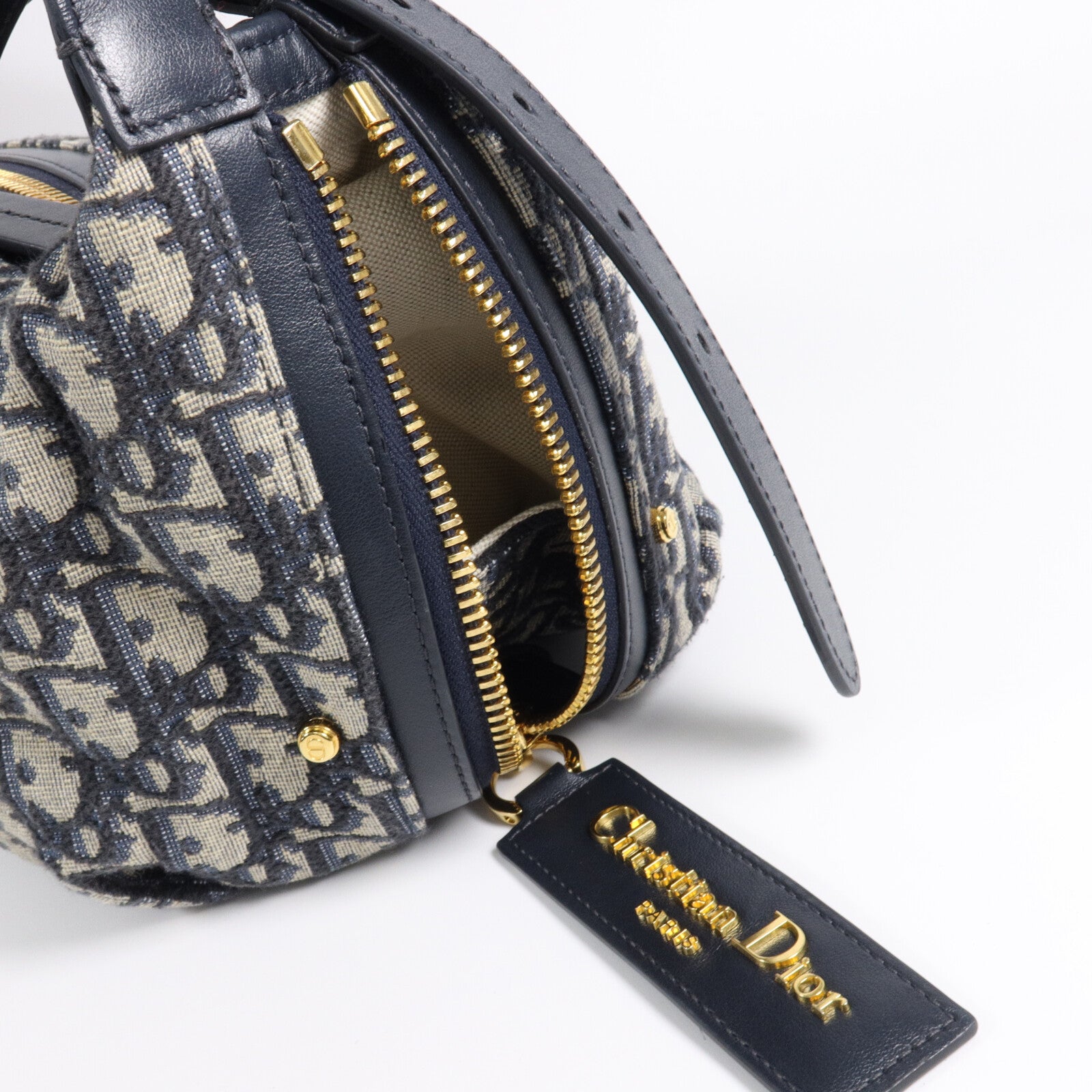 Dior 帆布Medium D-Journey Bag肩背袋