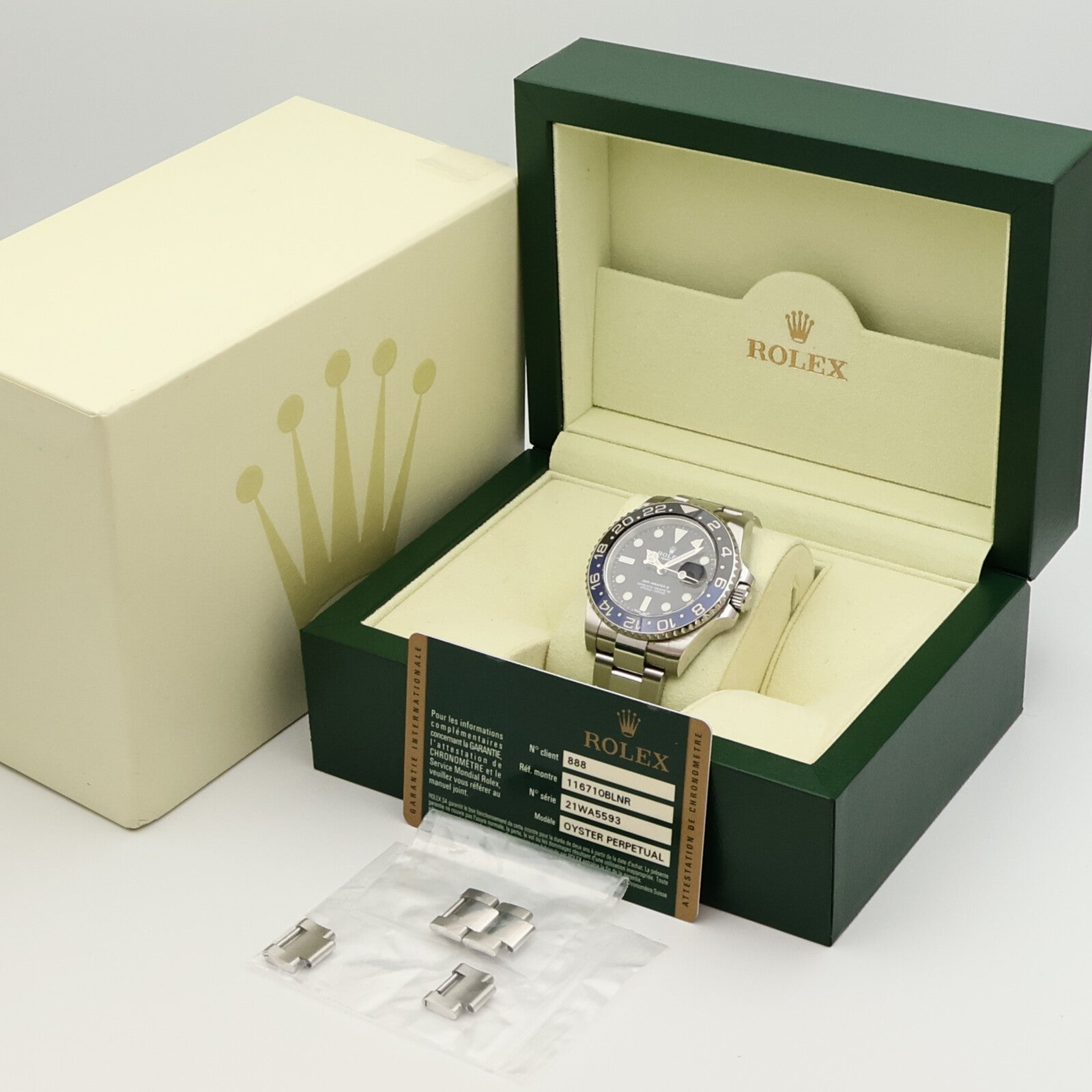 ROLEX GMT MasterⅡ 116710BLNR