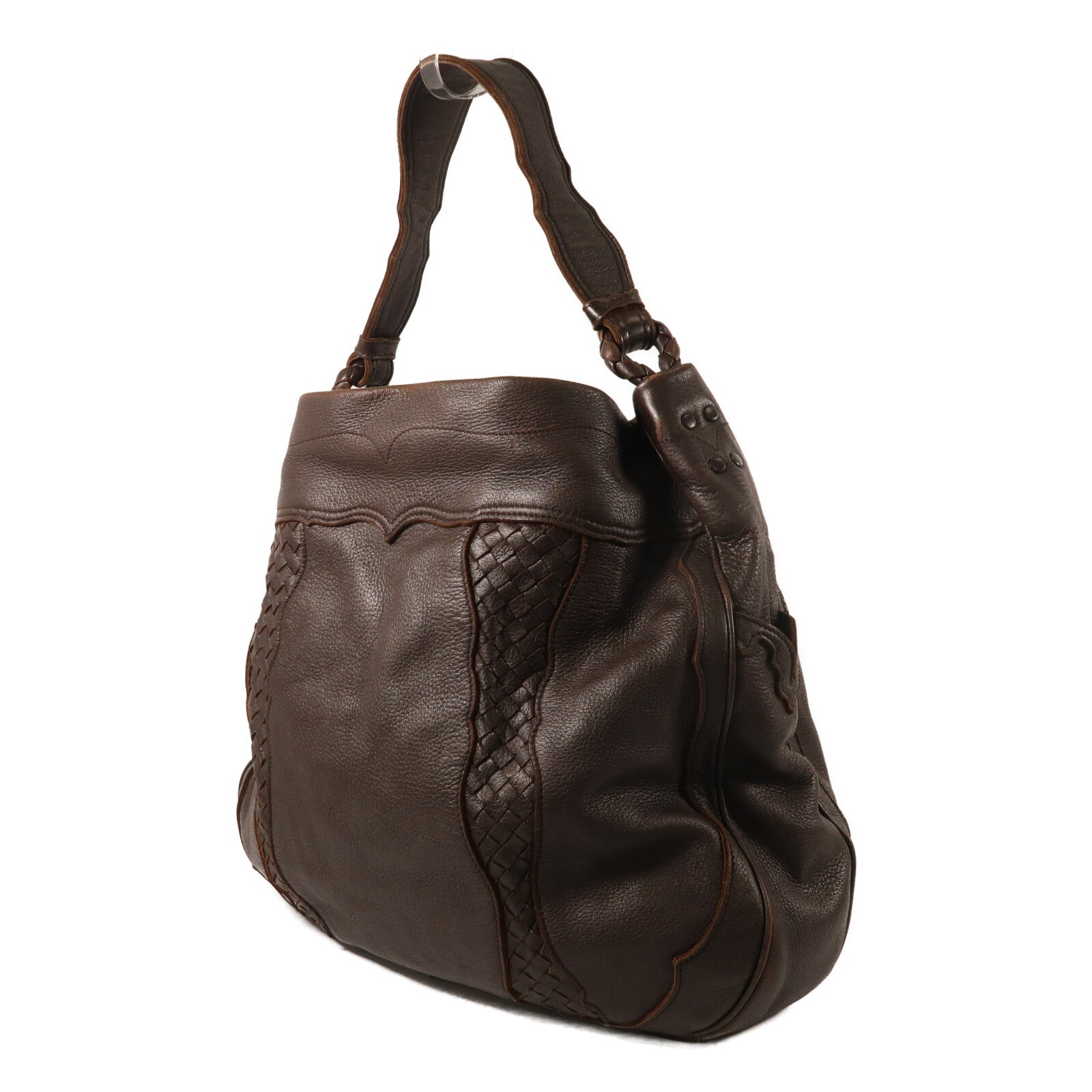 BOTTEGA VENETA 牛皮皮革Intrecciato Hobo手挽袋