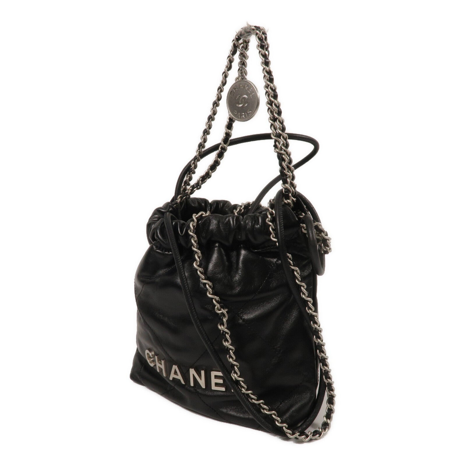 CHANEL Chanel 22 Mini鏈帶手挽肩背兩用袋