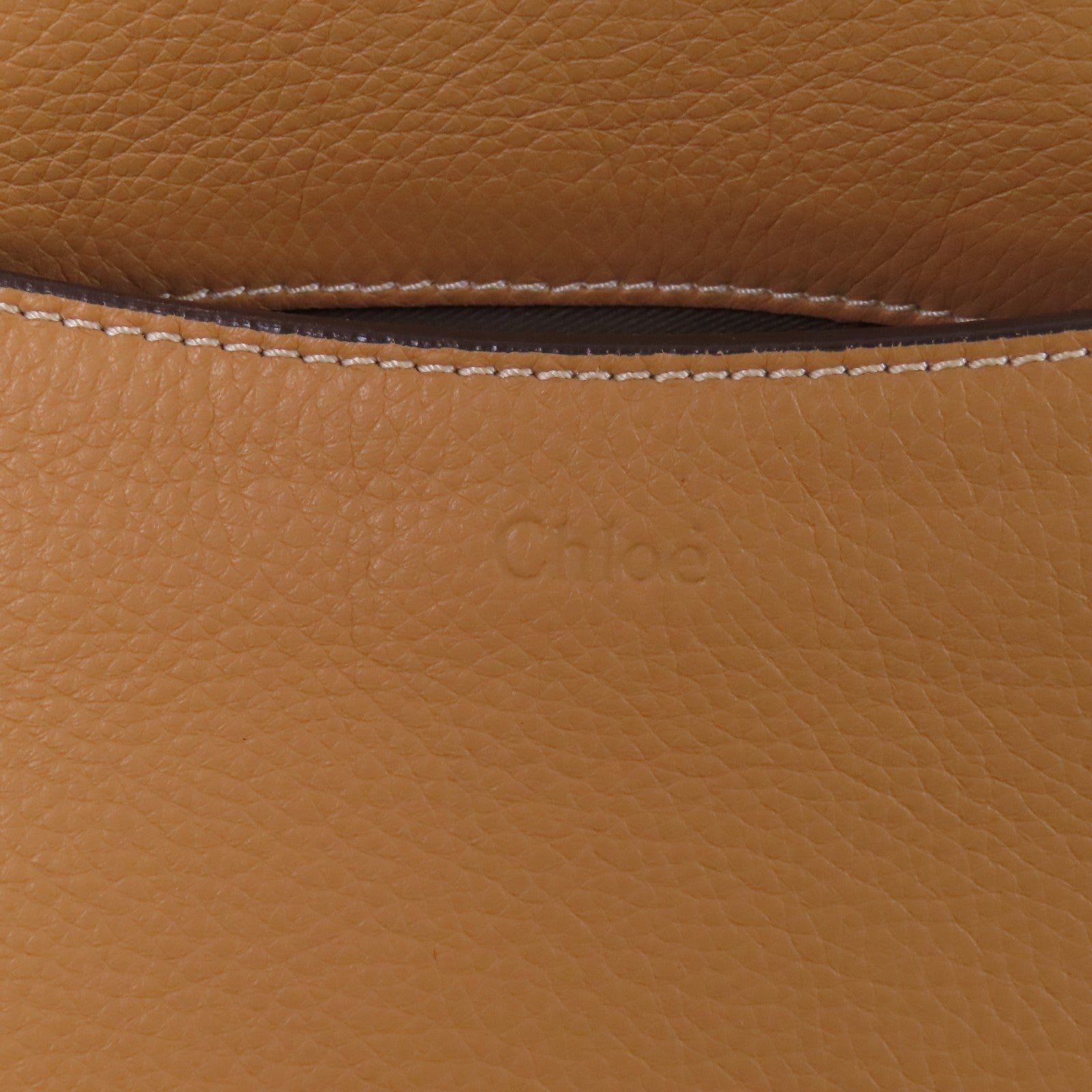 Chloe 牛皮皮革Shoulder Bag金扣肩背袋
