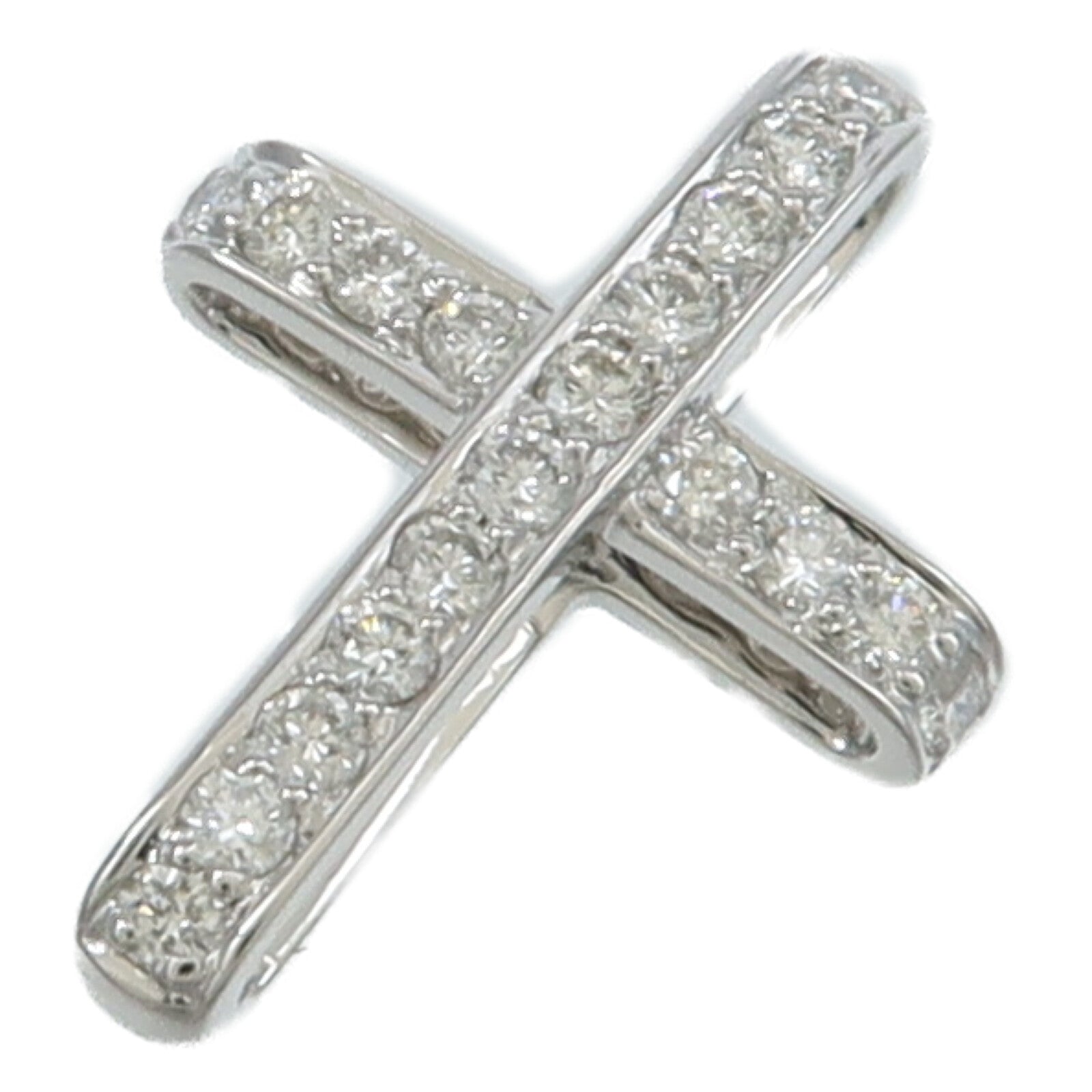JEWELRY 18K白金Diamond Pendant鑽石吊墜