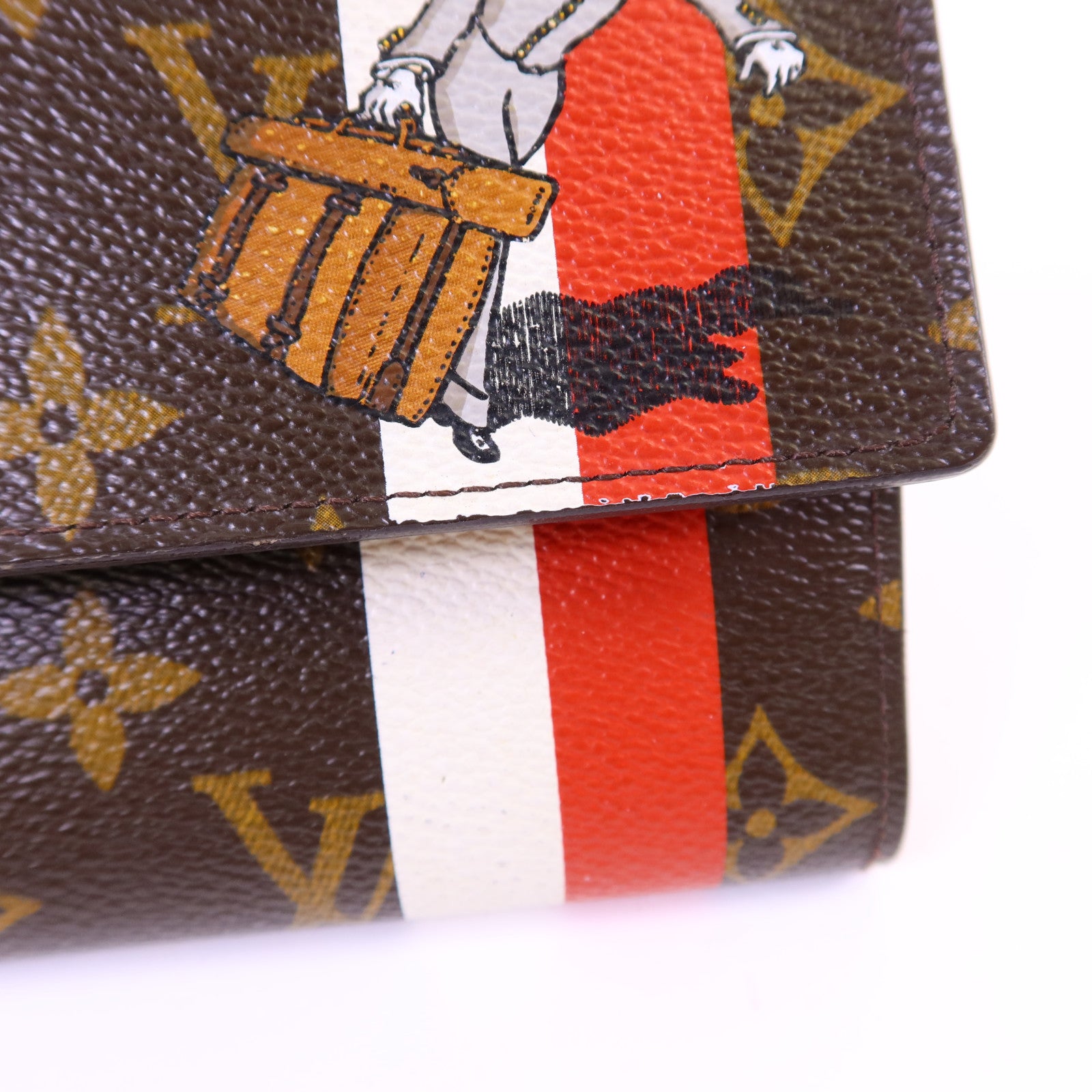 LOUIS VUITTON Monogram Groom Portefeuille Sarah金扣長錢包