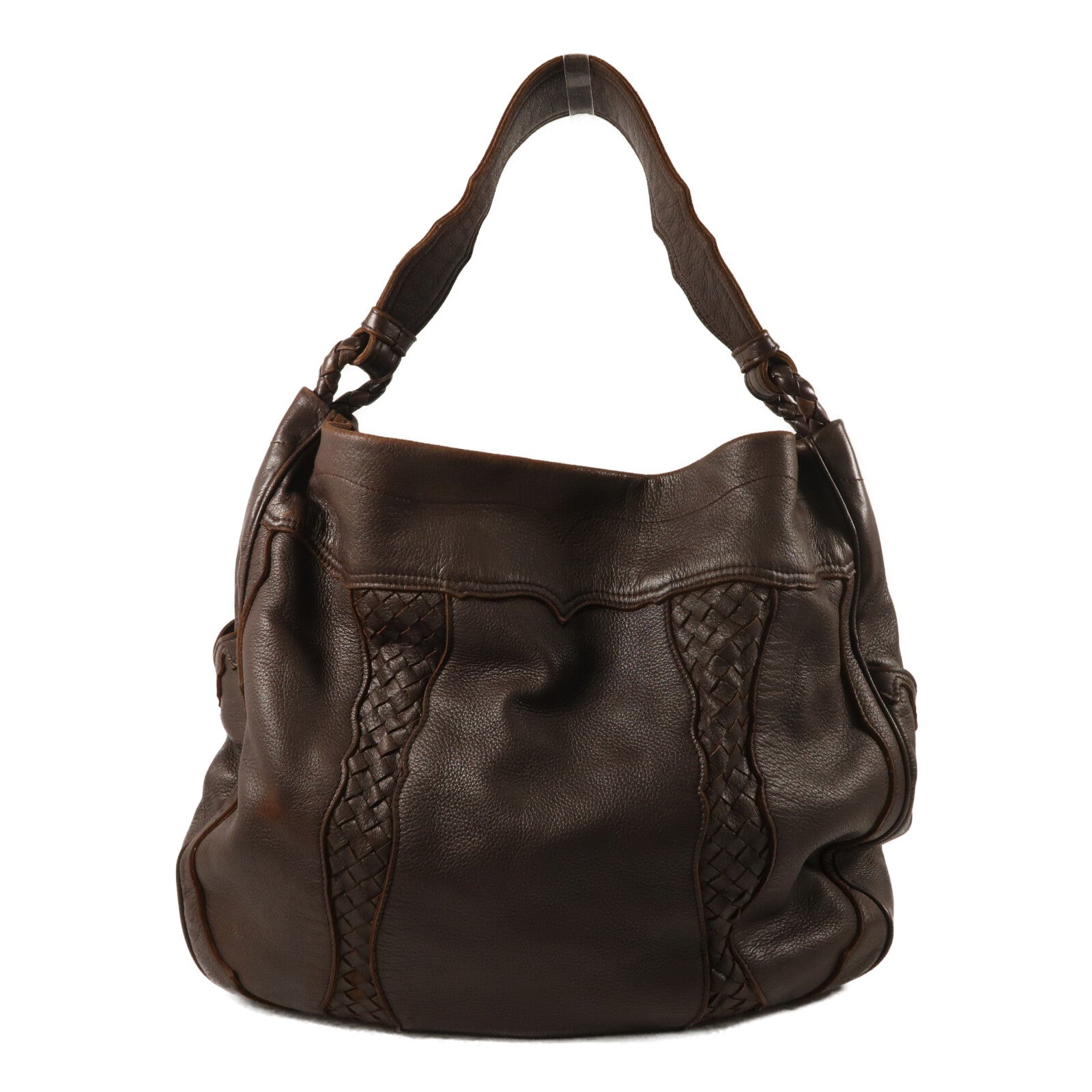 BOTTEGA VENETA 牛皮皮革Intrecciato Hobo手挽袋