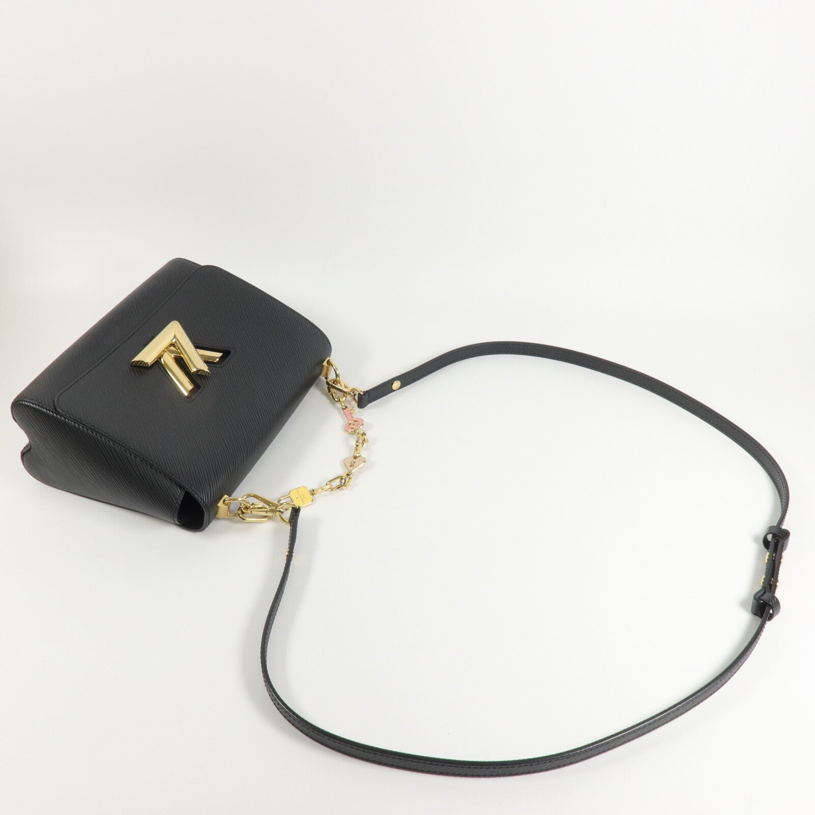 LOUIS VUITTON Epi Twist MM Love Lock手挽肩背兩用袋
