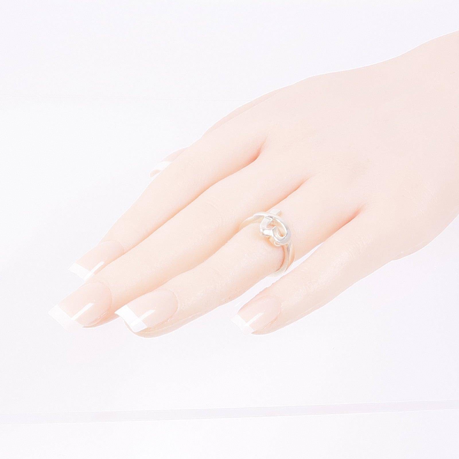 TIFFANY＆CO 925純銀Loving Heart Ring戒指US#5