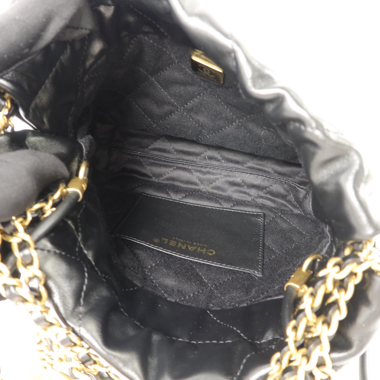 CHANEL 牛皮皮革Chanel 22 Mini手挽肩背兩用袋