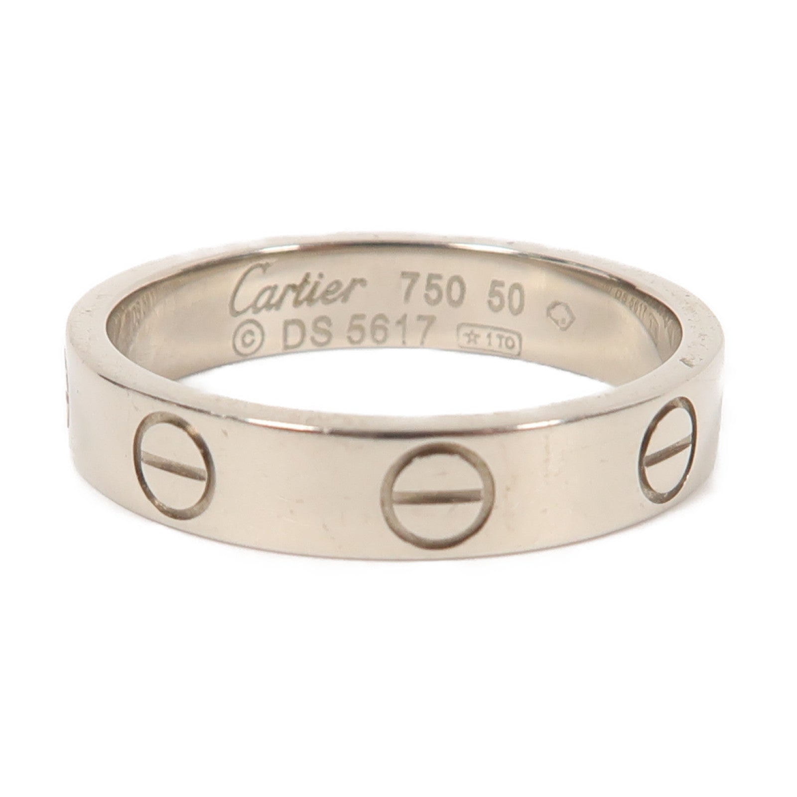 CARTIER 18K黃金Love Wedding Ring戒指Cartier#50/US#5