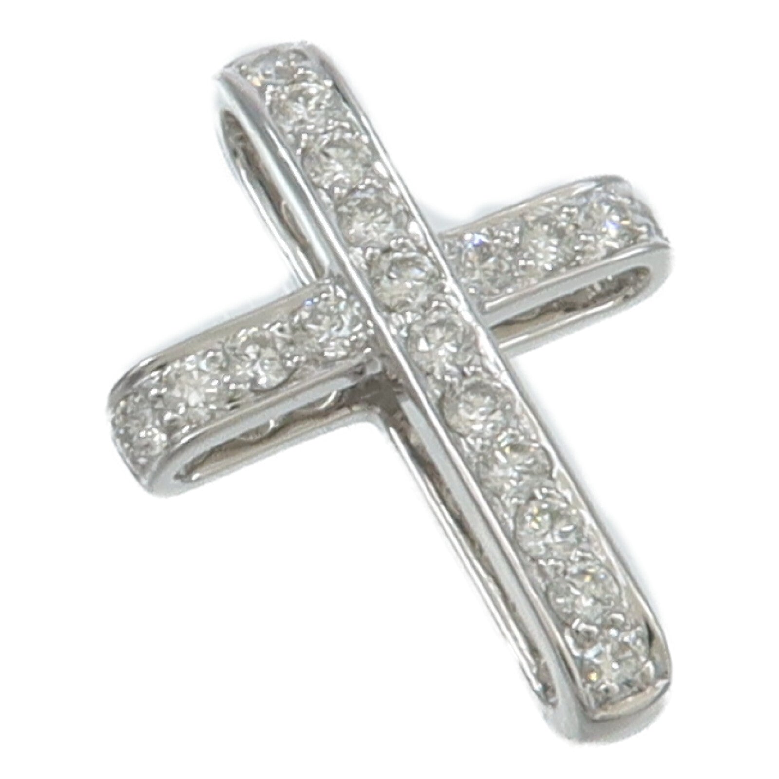JEWELRY 18K白金Diamond Pendant鑽石吊墜