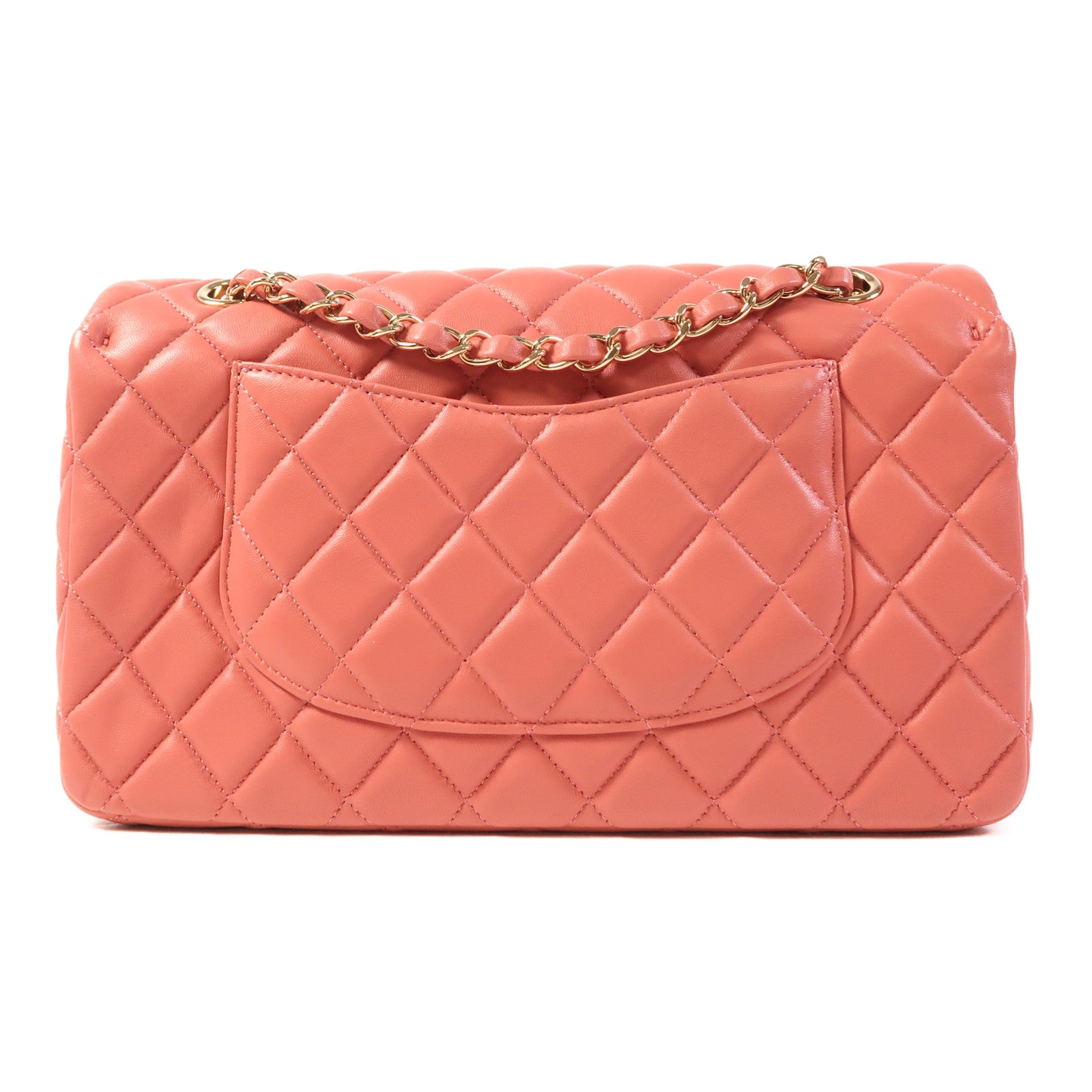 CHANEL 羊皮皮革Chain Shoulder金扣肩背袋