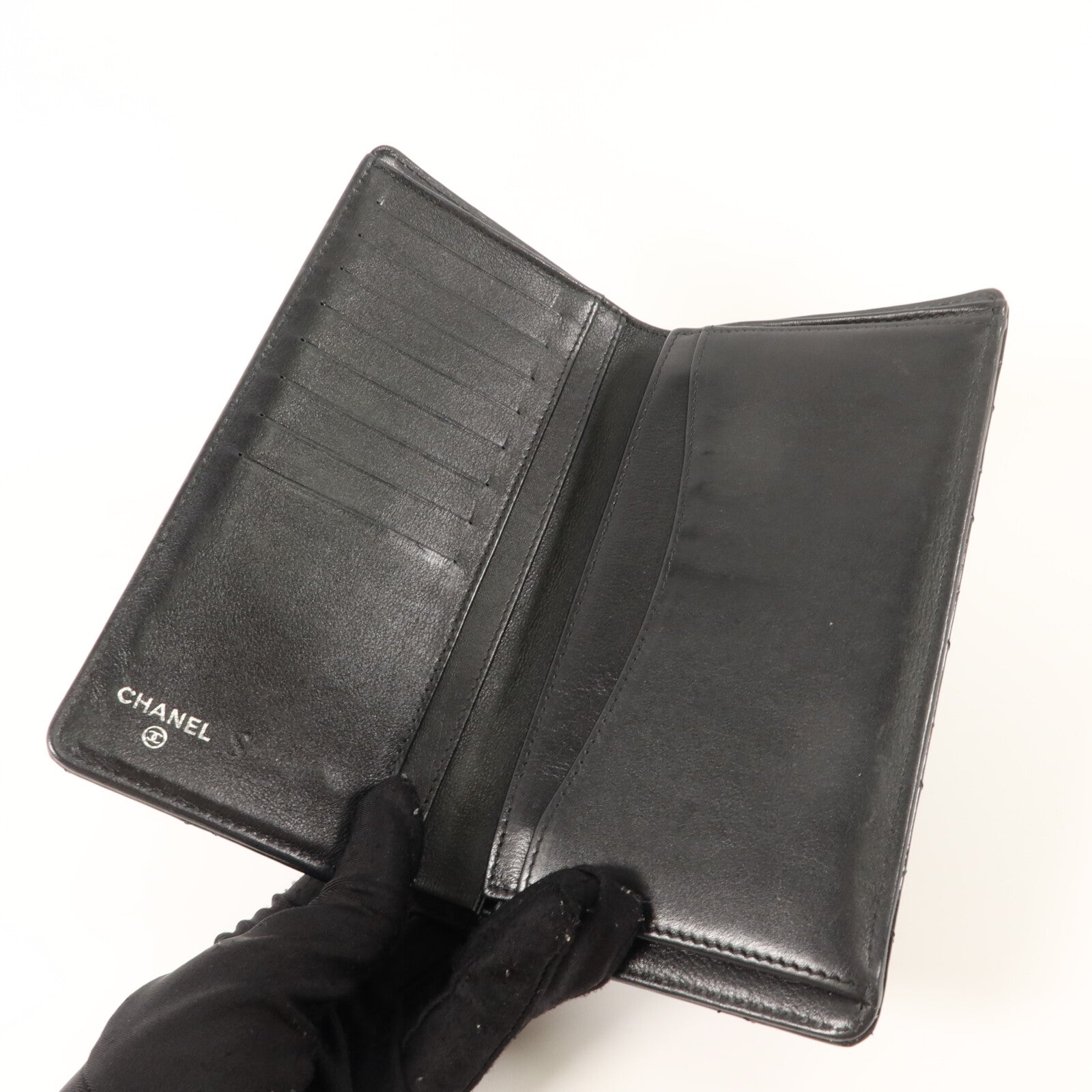 CHANEL 漆皮皮革Long Wallet長錢包