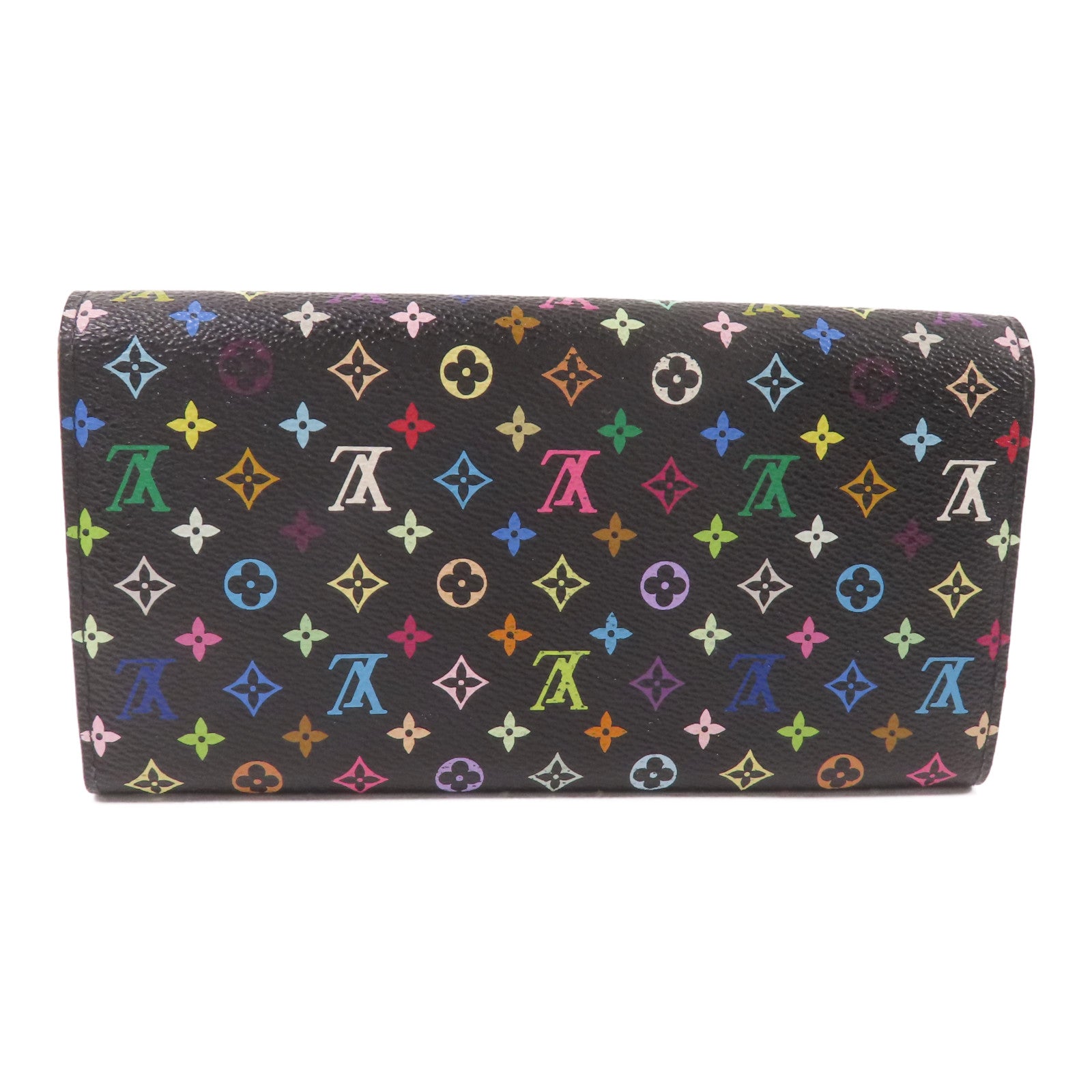 LOUIS VUITTON 【激減優惠】Monogram Multicolore Portefeuille Sarah金扣長錢包