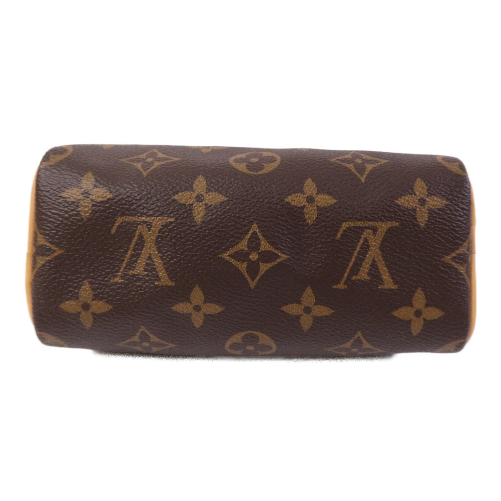 LOUIS VUITTON Monogram Nano Speedy金扣手挽肩背兩用袋
