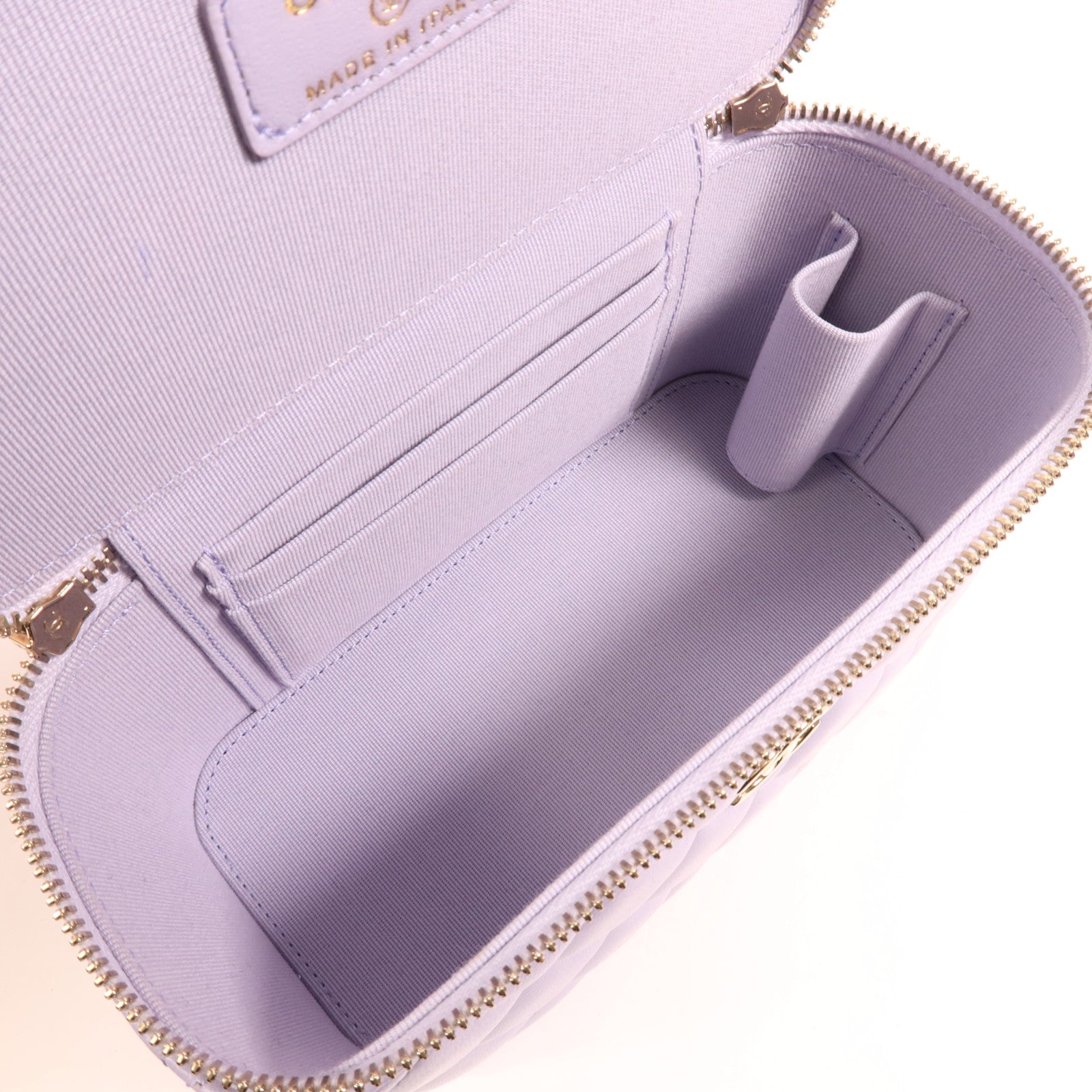 CHANEL 羊皮皮革Vanity Bag金扣手挽肩背兩用袋