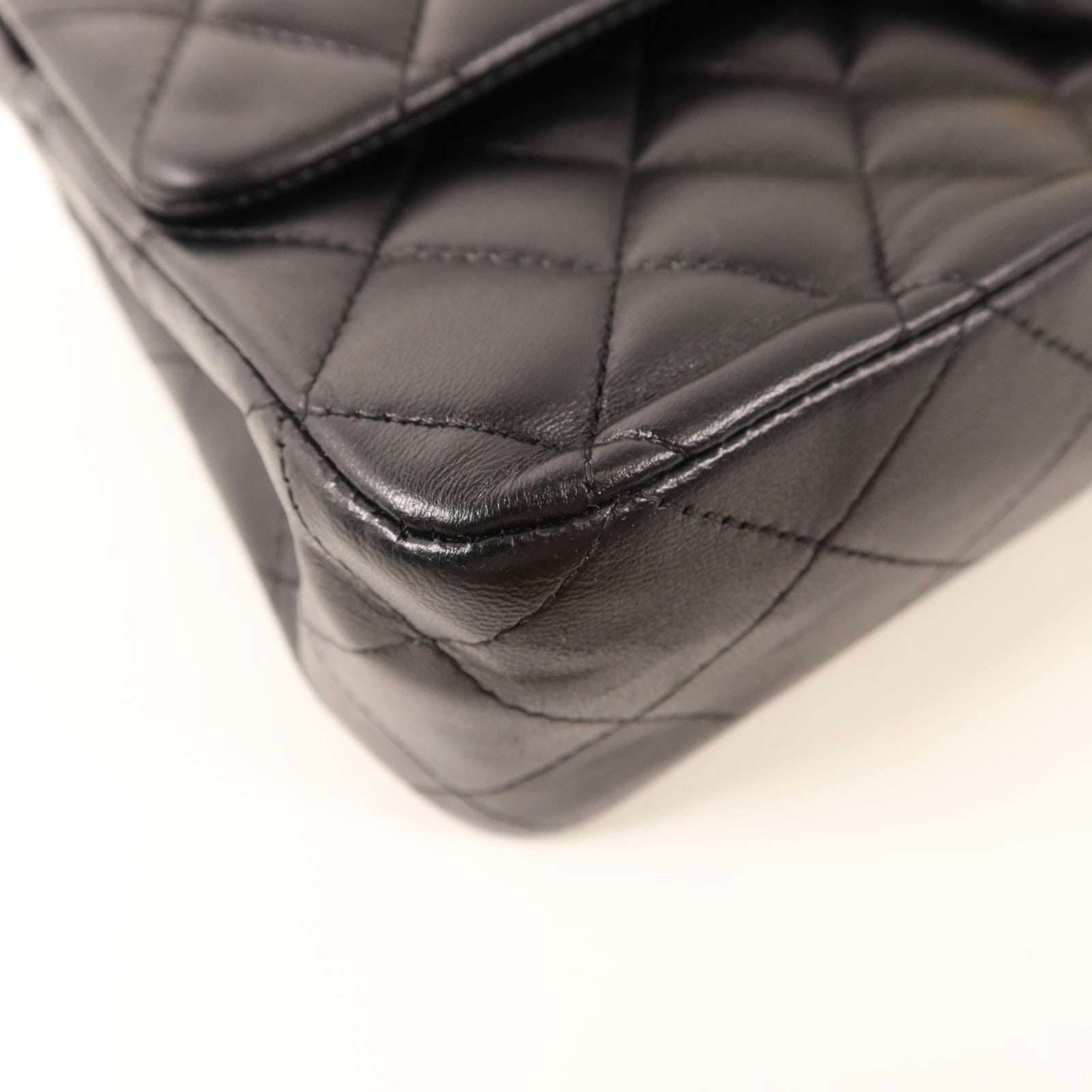 CHANEL 羊皮皮革Classic 25金扣鏈帶肩背袋