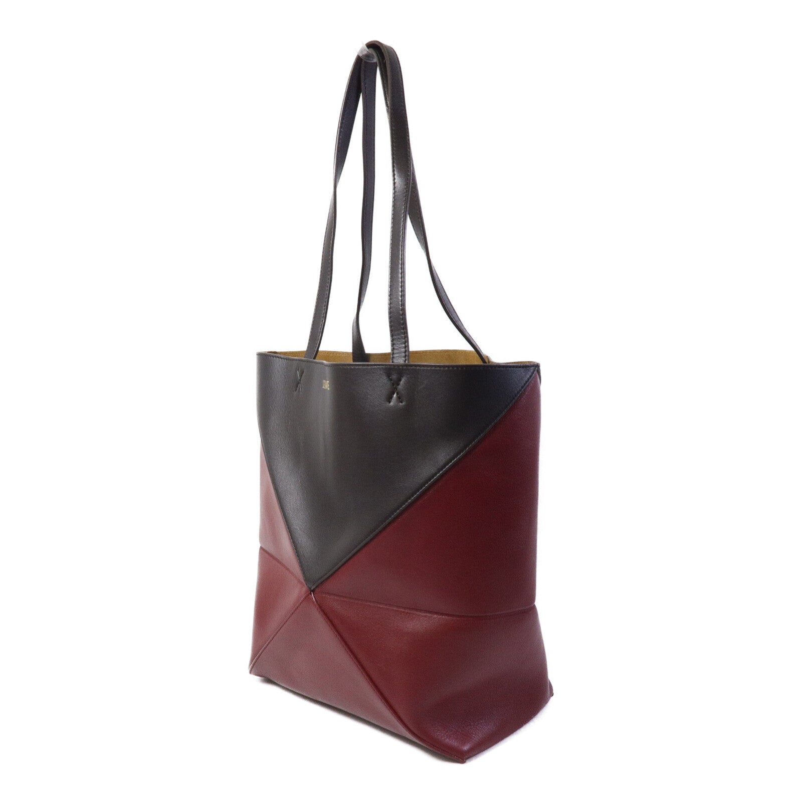 LOEWE 牛皮皮革Medium Puzzle Fold手挽袋