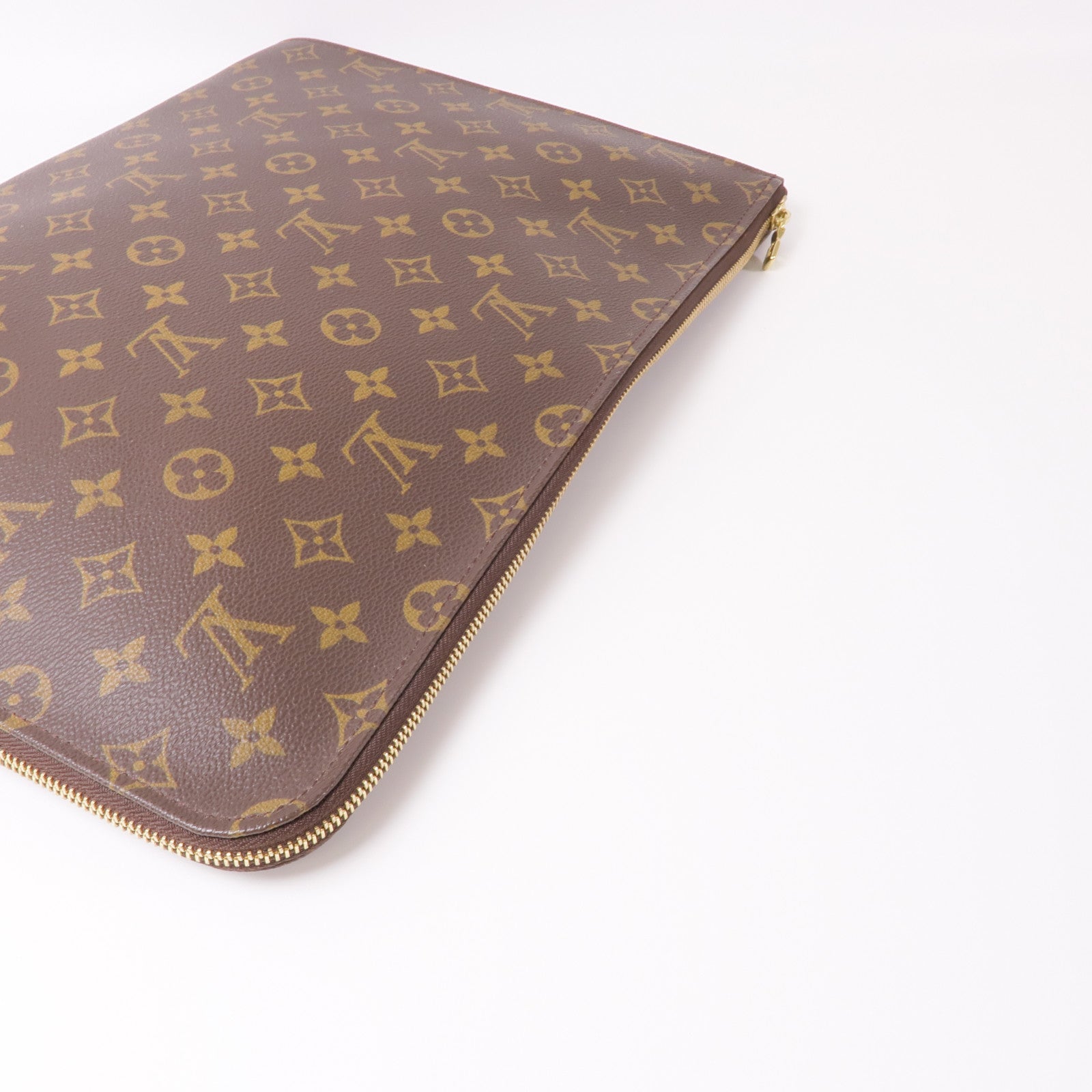 LOUIS VUITTON Monogram Poche Document Briefcase金扣公事包