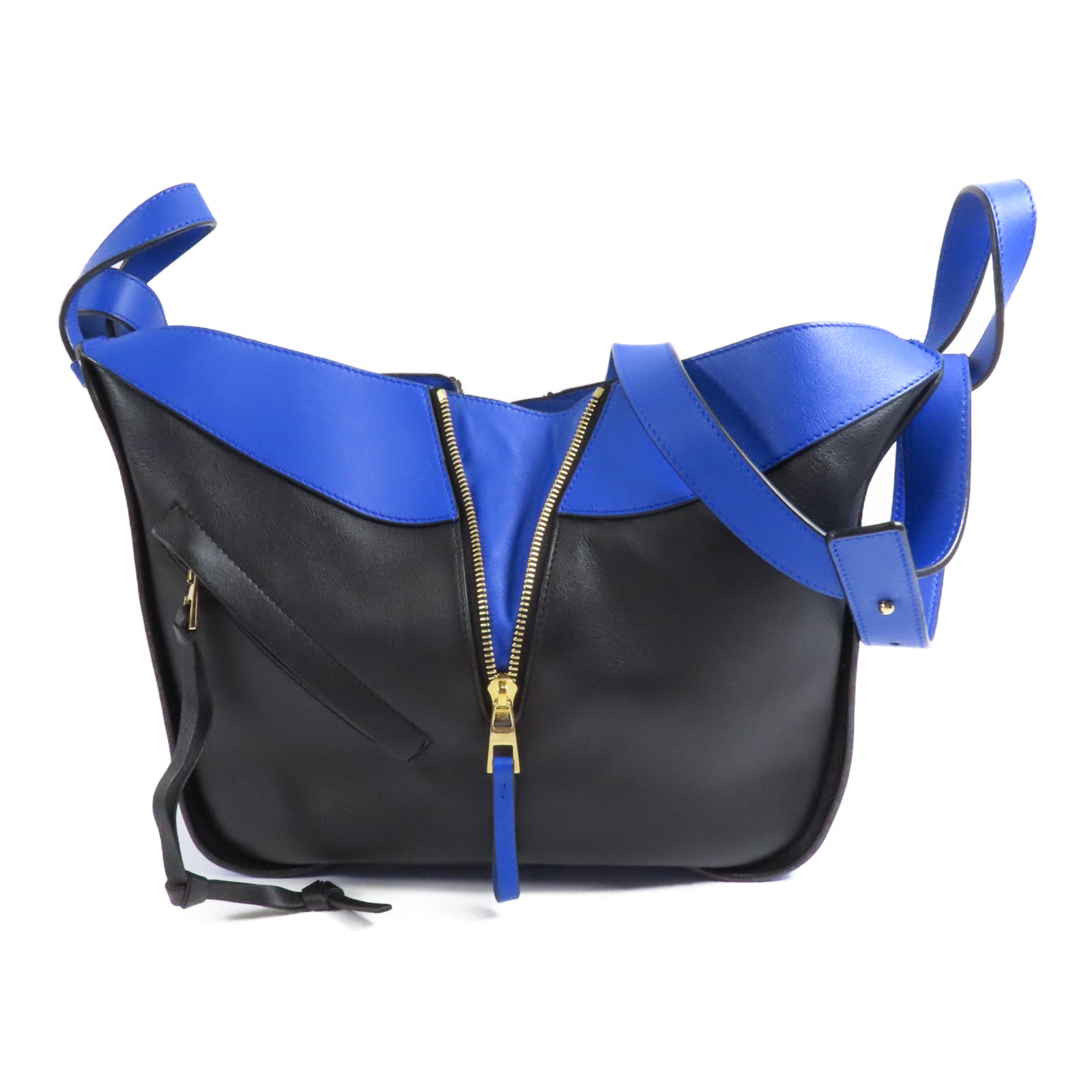 LOEWE 牛皮皮革Hammock Medium金扣手挽肩背兩用袋