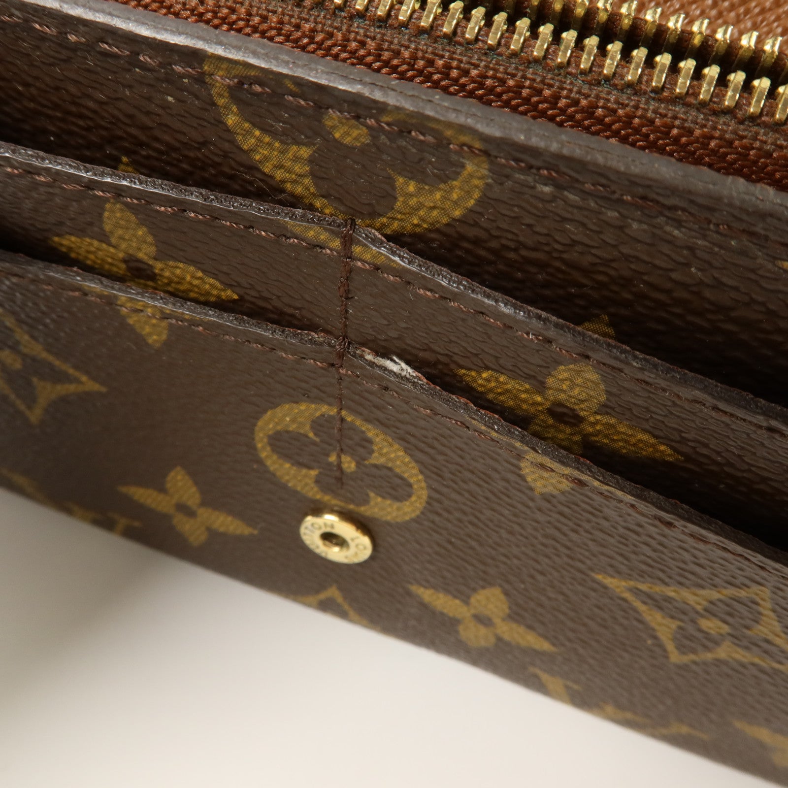 LOUIS VUITTON Monogram Portefeuille Sarah金扣長錢包