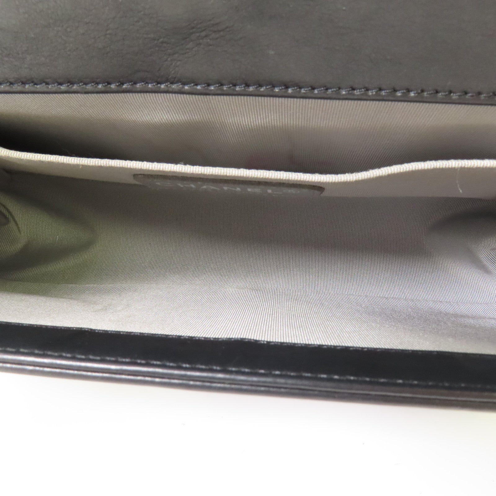 CHANEL 羊皮皮革Boy 25 Shoulder Bag鏈帶肩背袋