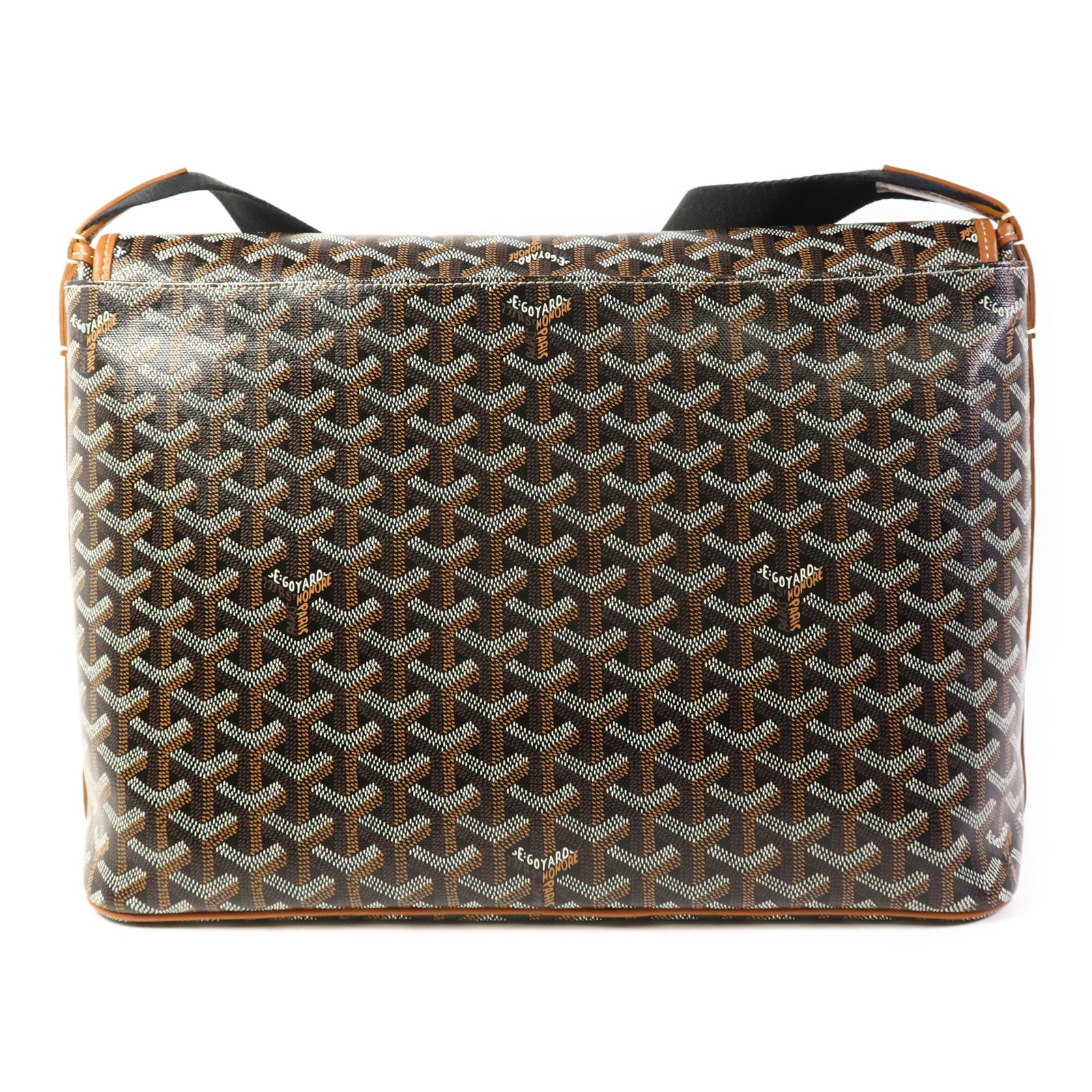 GOYARD 塗層帆布Capetien銀扣肩背袋