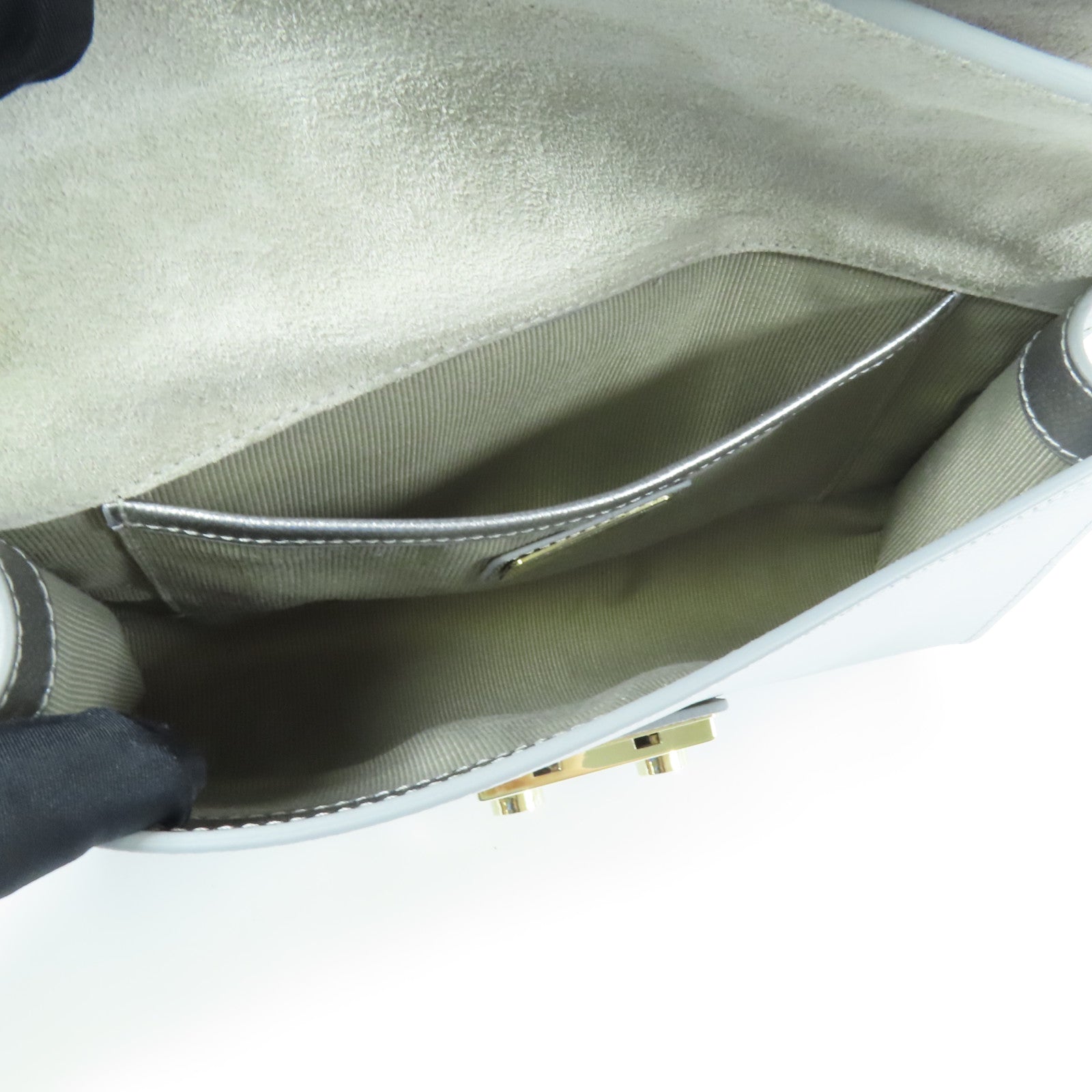 Furla 牛皮皮革Shoulder Bag金扣肩背袋