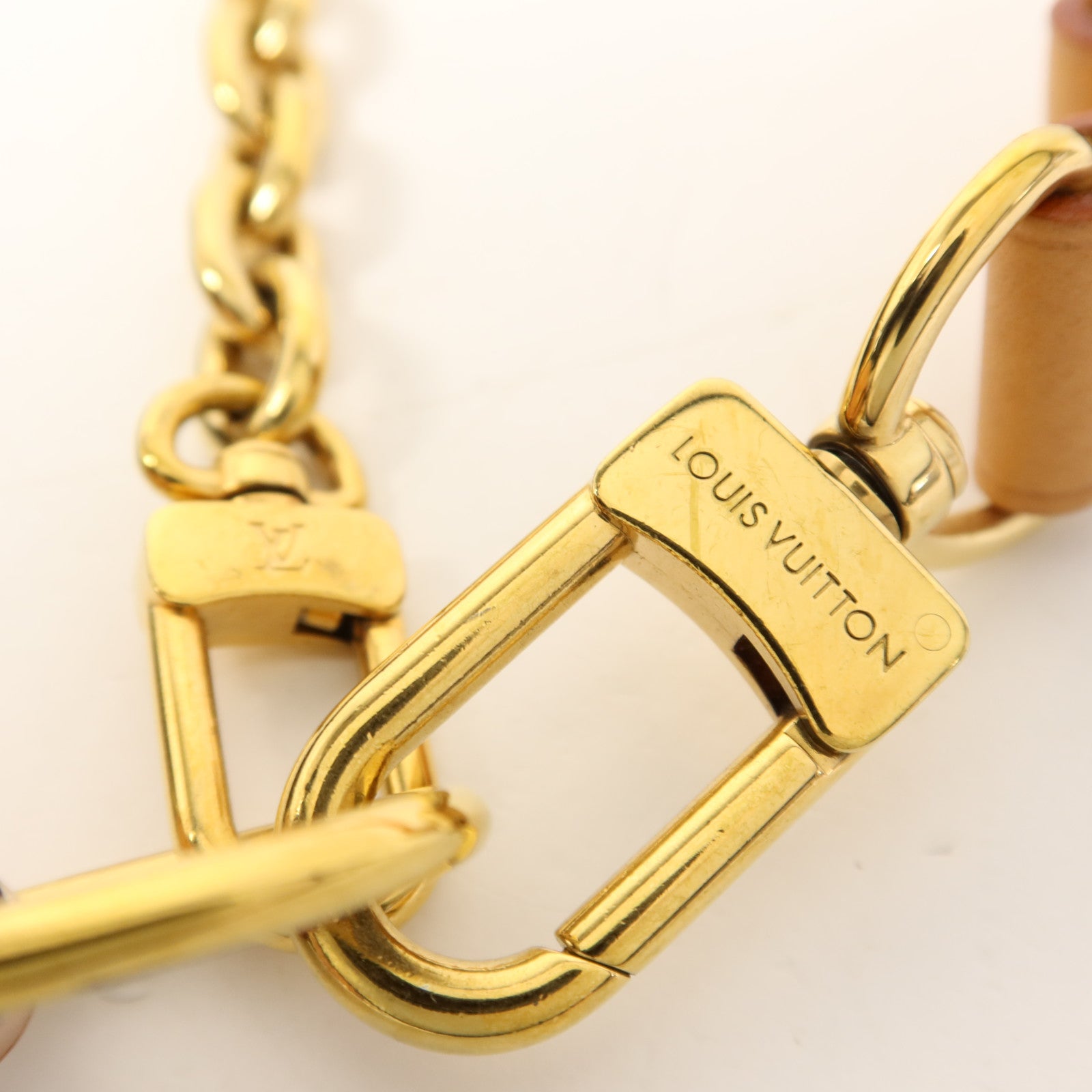 LOUIS VUITTON Monogram Loop金扣肩背袋棕色