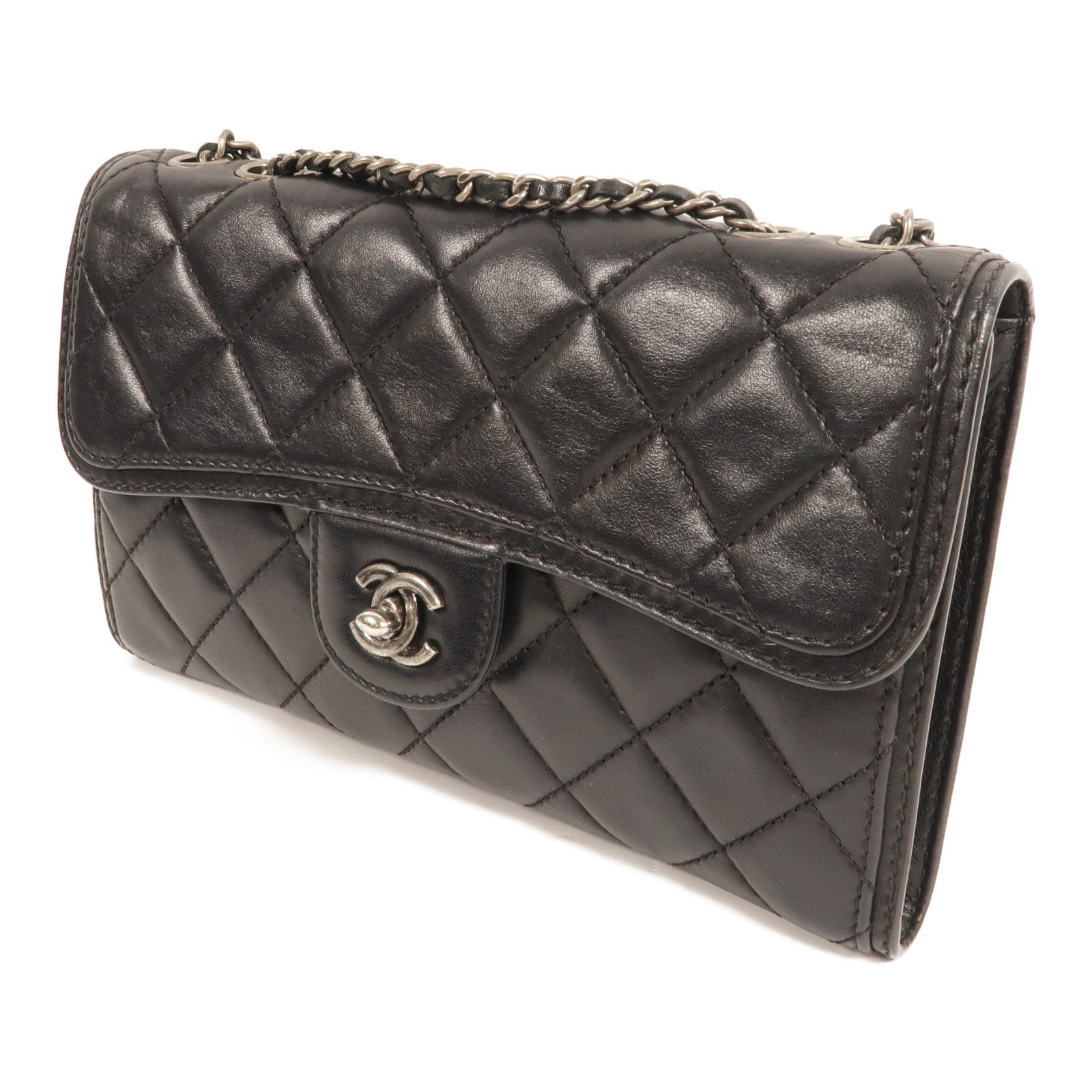 CHANEL 羊皮皮革Citizen Zip Flap肩背袋