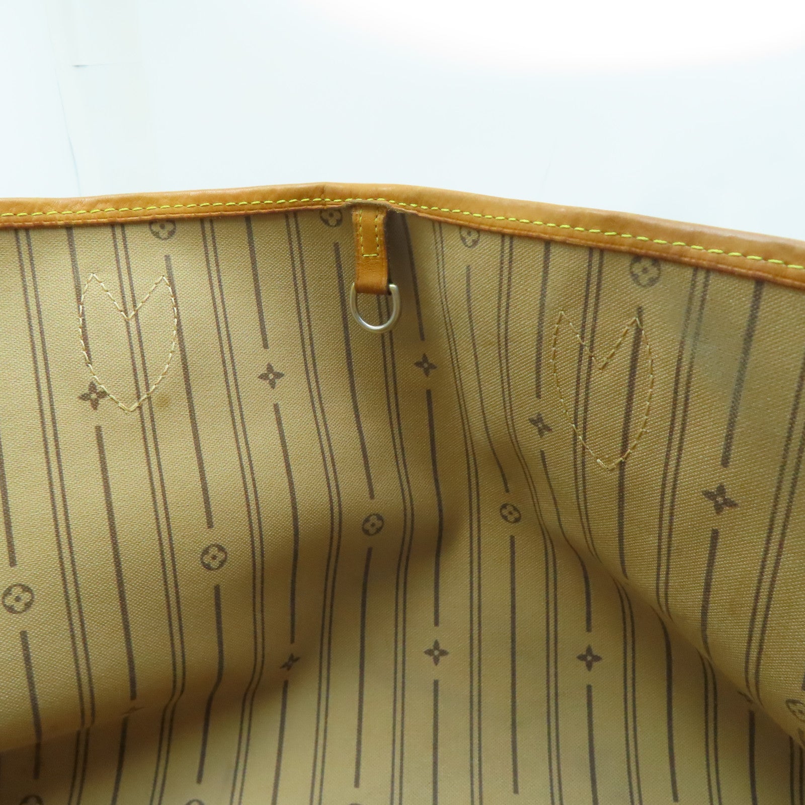 LOUIS VUITTON 【激減優惠】Monogram Neverfull GM金扣肩背袋啡色