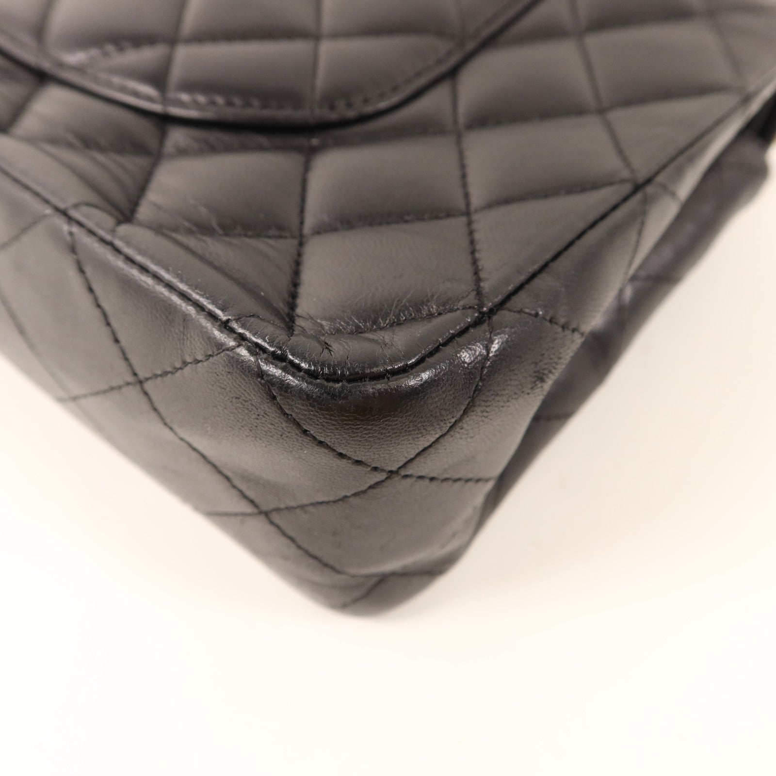 CHANEL 羊皮皮革Classic 25金扣鏈帶肩背袋