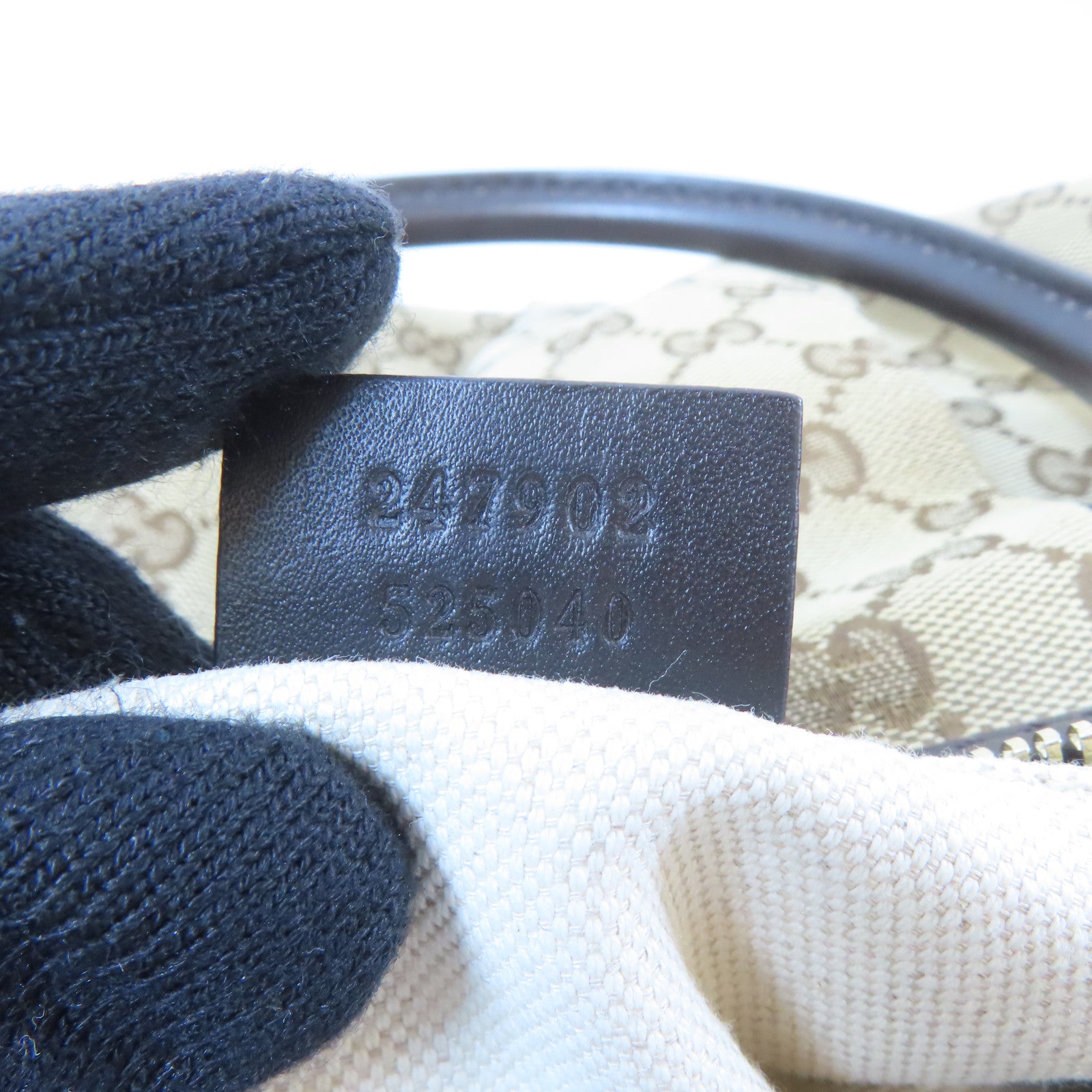 GUCCI【激減優惠】 帆布2 Way Shoulder金扣手挽肩背兩用袋棕色