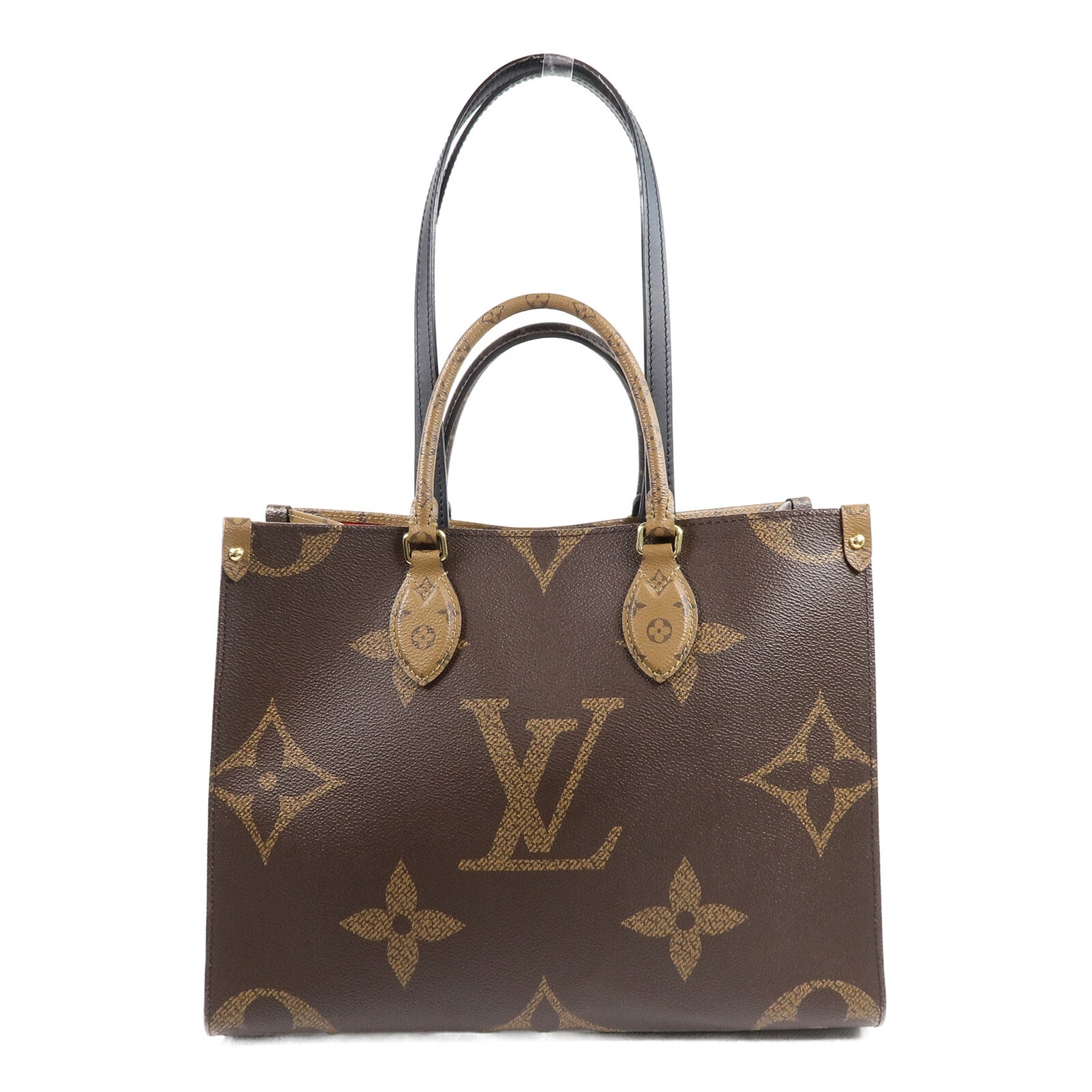 LOUIS VUITTON Monogram Giant On The Go MM手挽肩背兩用袋