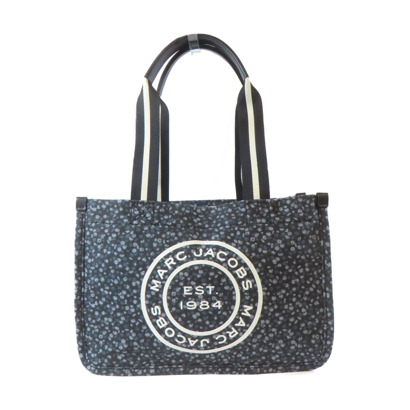MARC JACOBS 【激減優惠】帆布Tote Bag銀扣手挽袋黑色/藍色