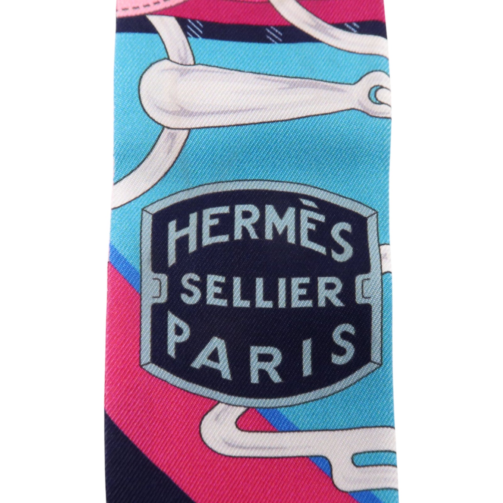 HERMES 【激減優惠】絲質Twilly絲巾