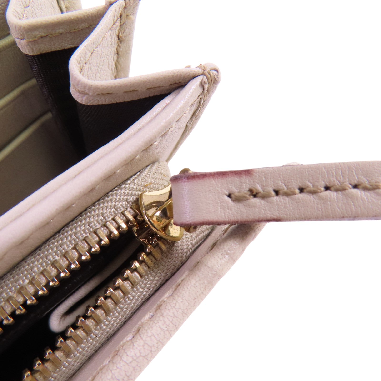 GUCCI GG GHW Shima Lovely Long Wallet 245728 Calfskin Leather