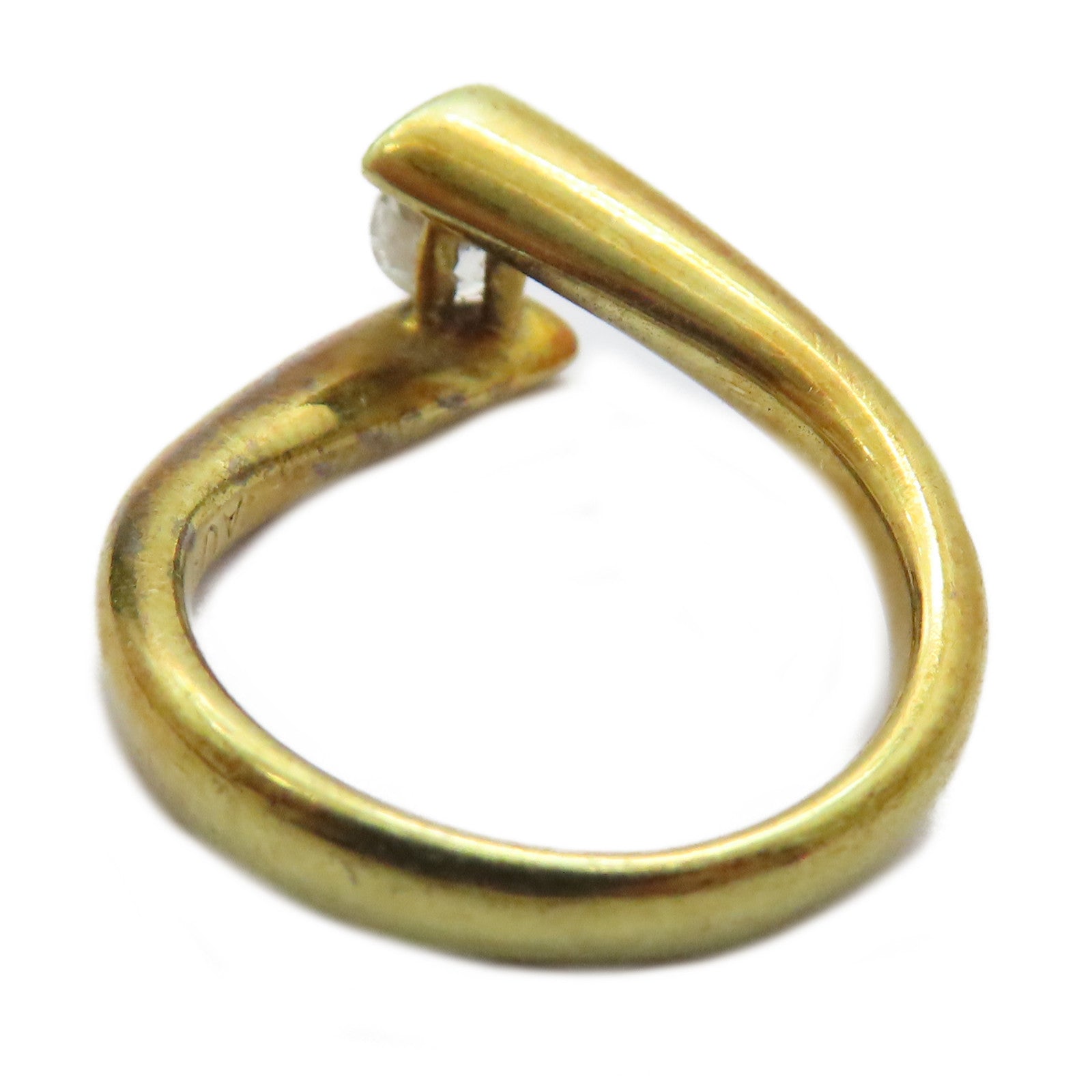 JEWELRY 【激減優惠】14K黃金Diamond Ring鑽石戒指US#.75