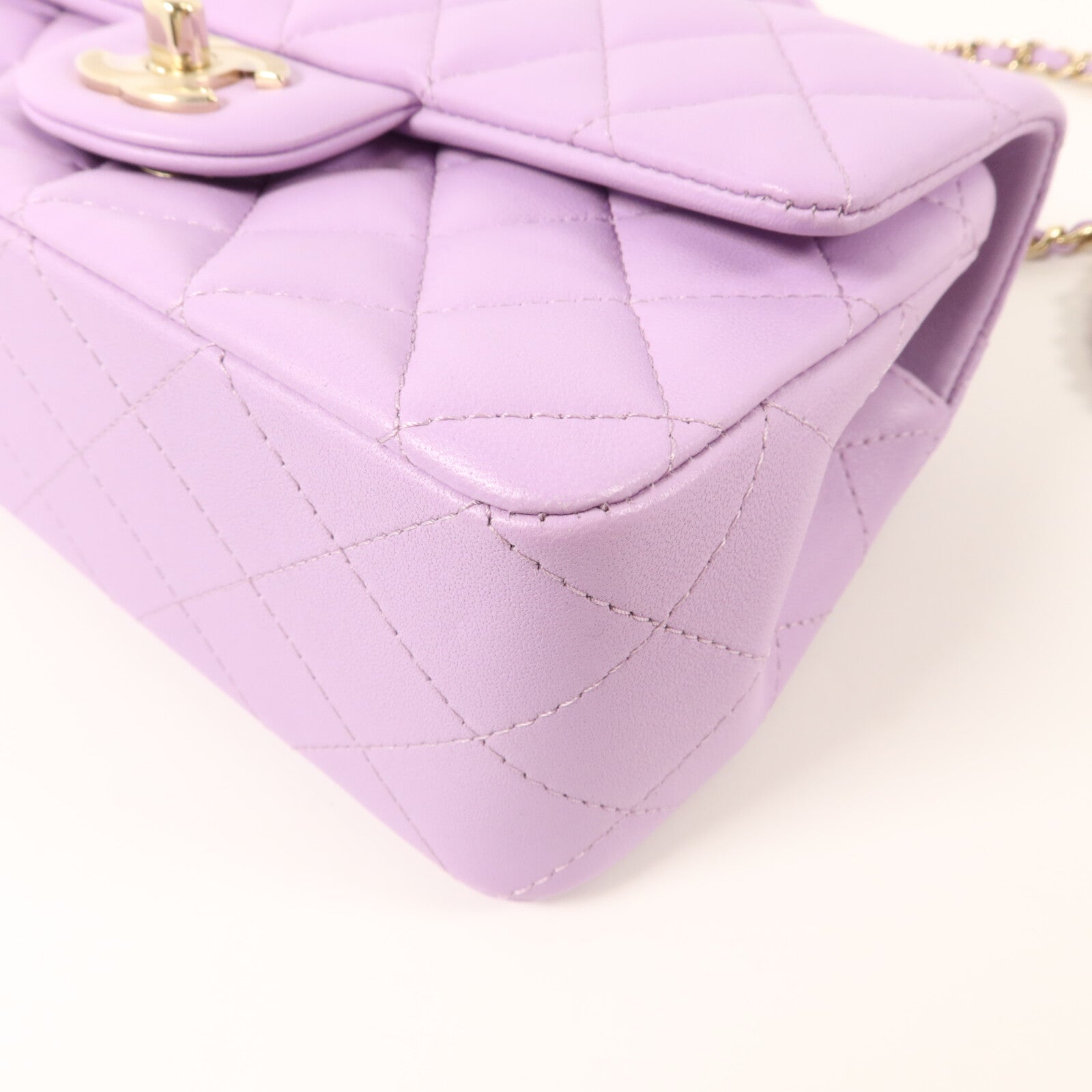CHANEL 羊皮皮革Chain Shoulder手挽肩背兩用袋