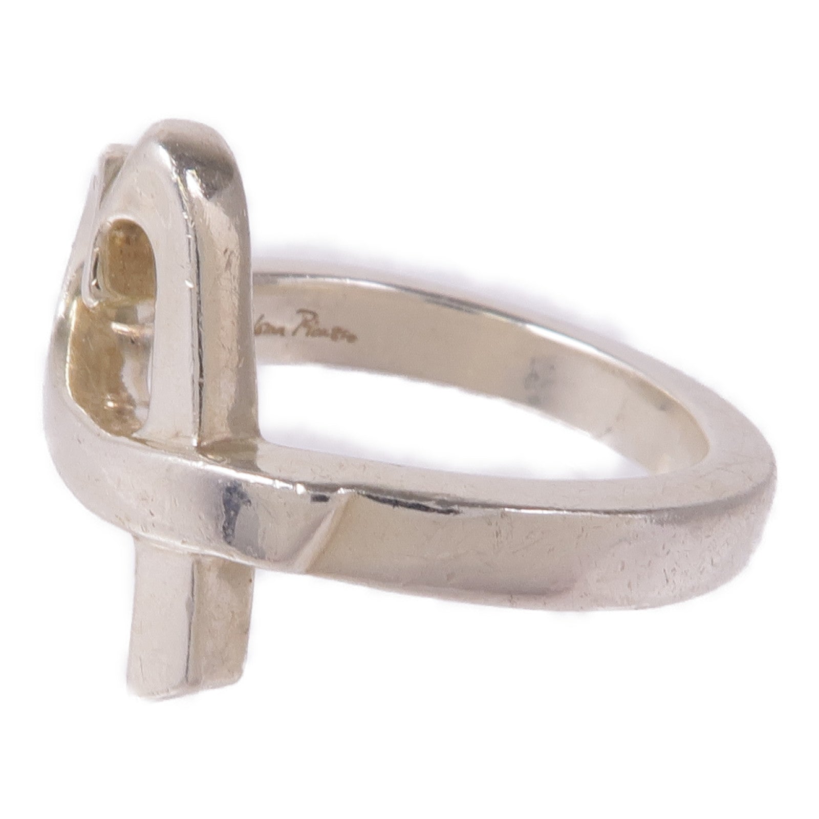 TIFFANY＆CO 925純銀Loving Heart Ring戒指US#5