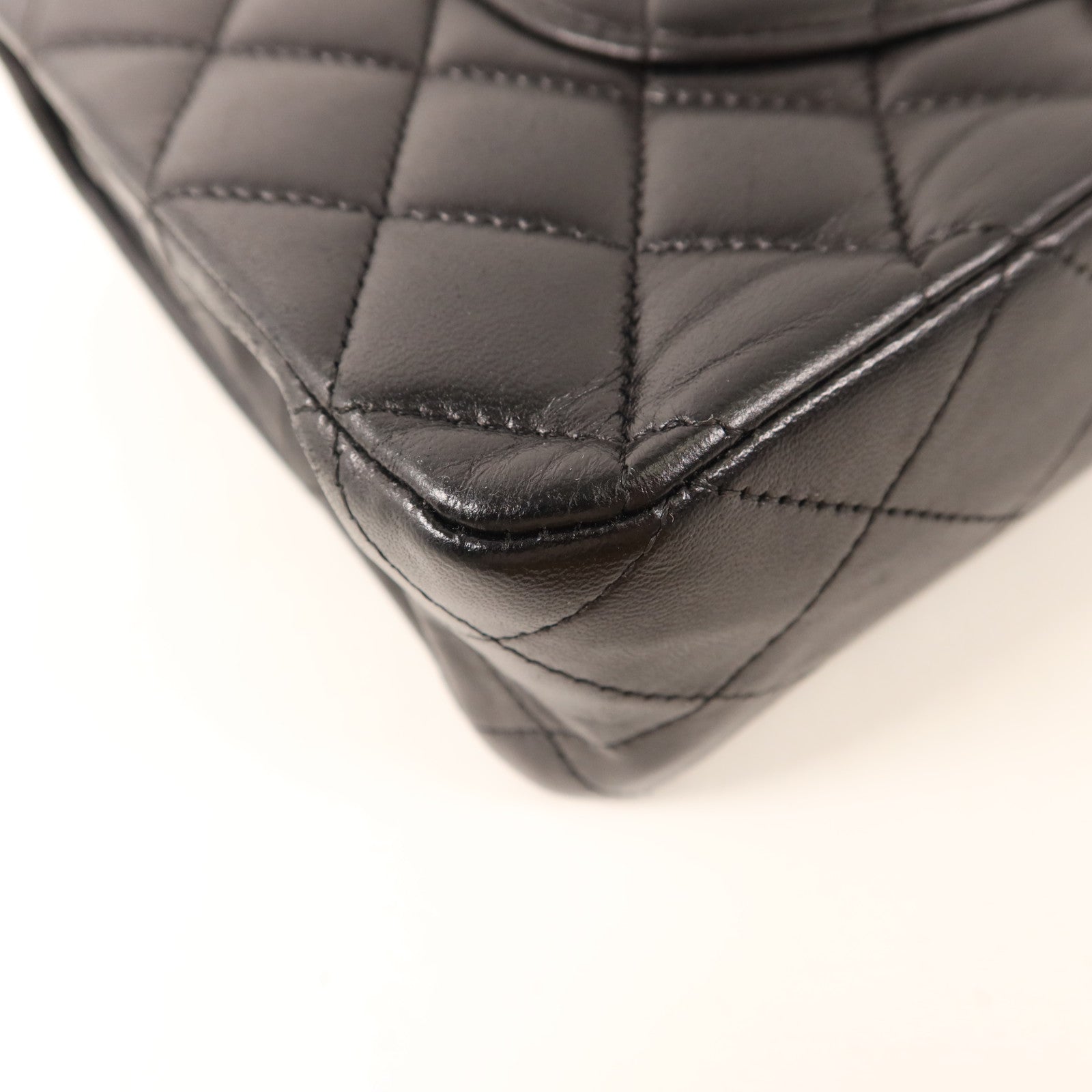CHANEL 羊皮皮革Classic 25金扣鏈帶肩背袋