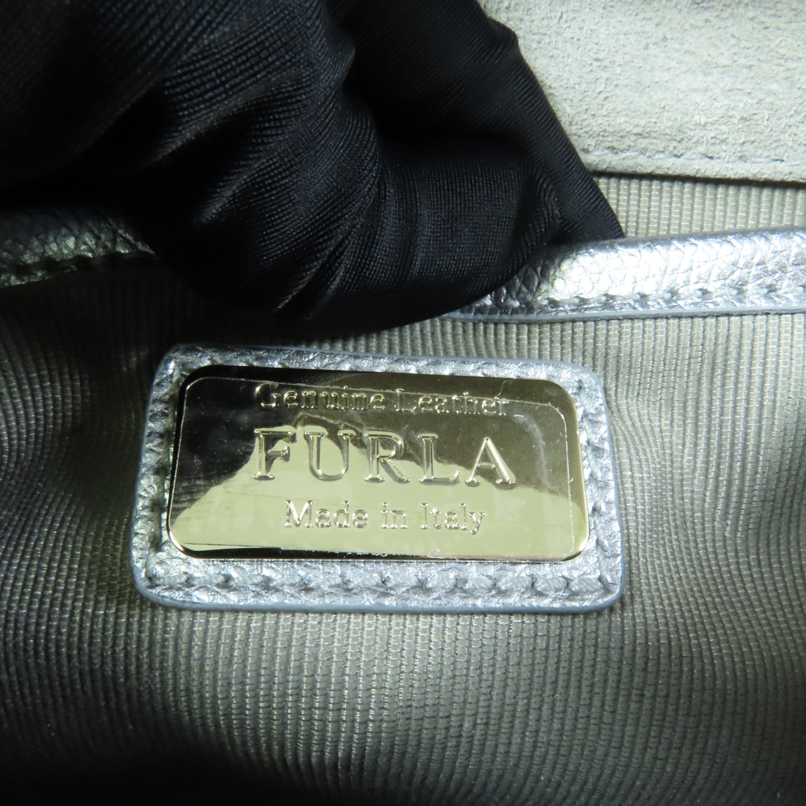 Furla 牛皮皮革Shoulder Bag金扣肩背袋