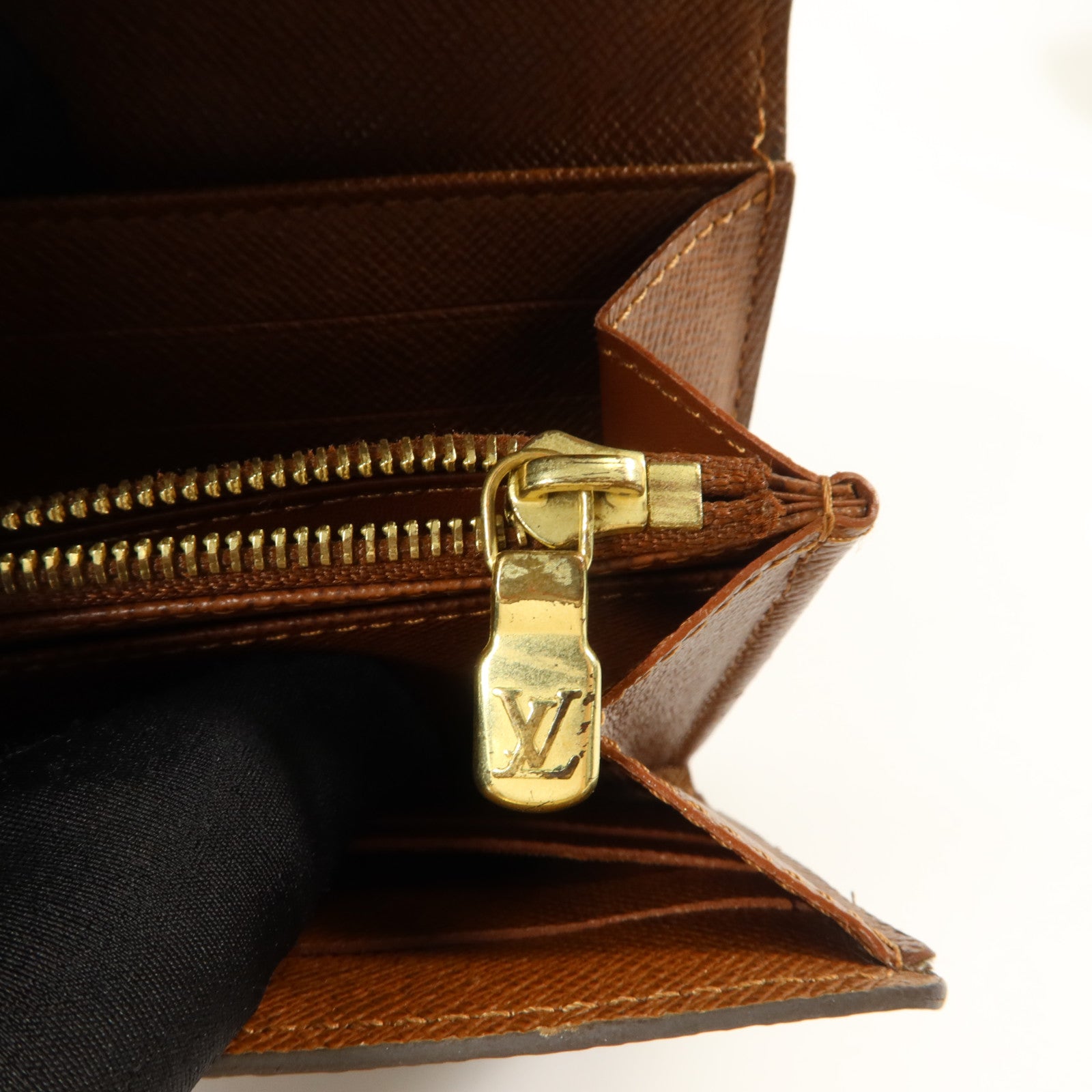 LOUIS VUITTON Monogram Portefeuille Sarah金扣長錢包