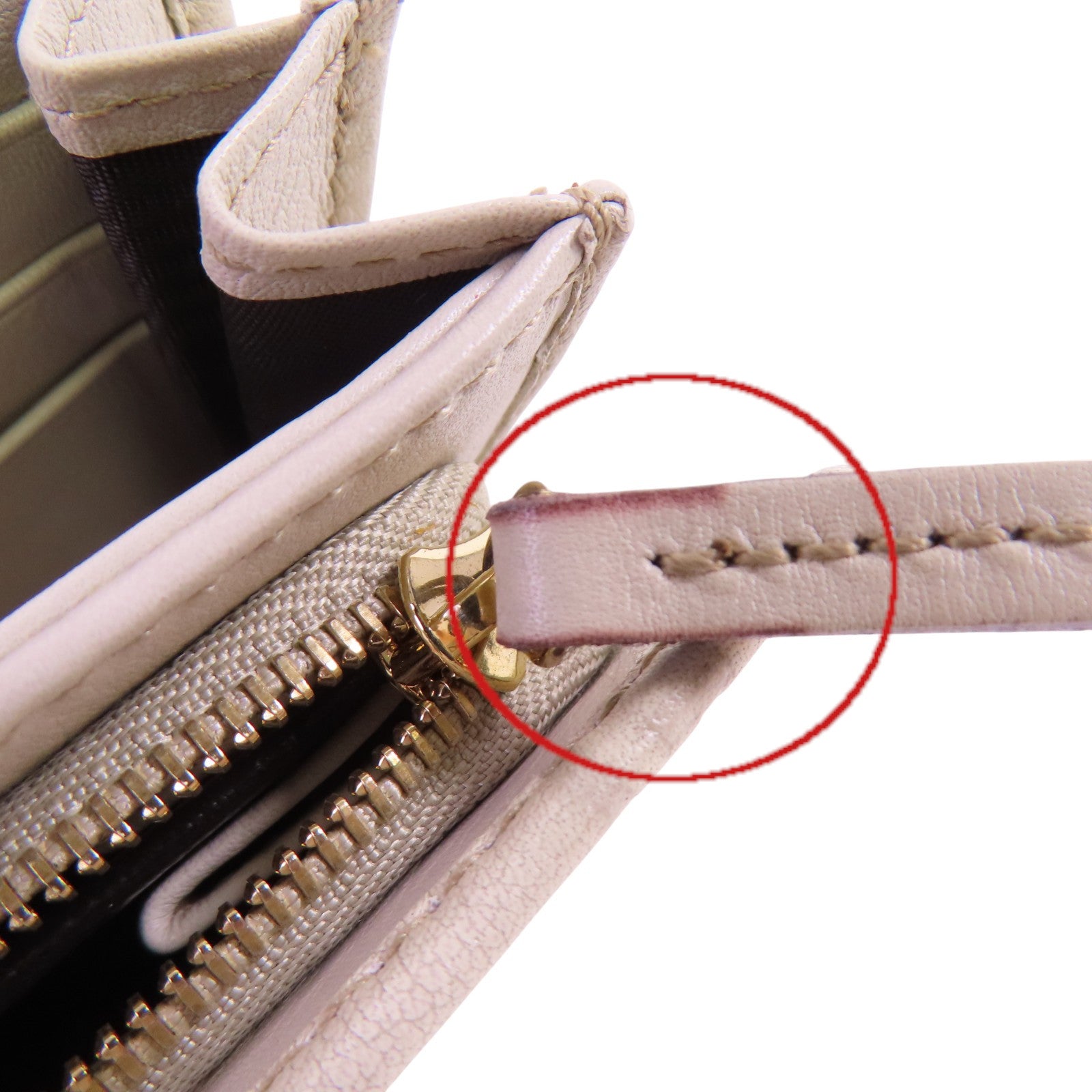 GUCCI GG GHW Shima Lovely Long Wallet 245728 Calfskin Leather