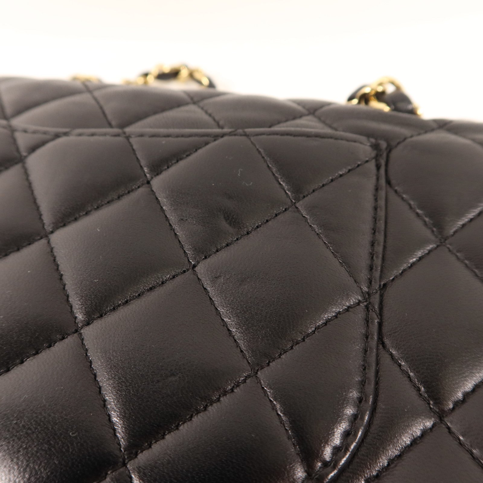 CHANEL 羊皮皮革Classic 25金扣鏈帶肩背袋