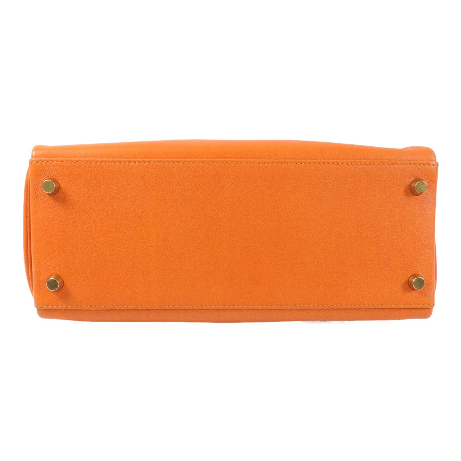 HERMES Swift皮革Kelly 28手挽肩背兩用袋Orange H