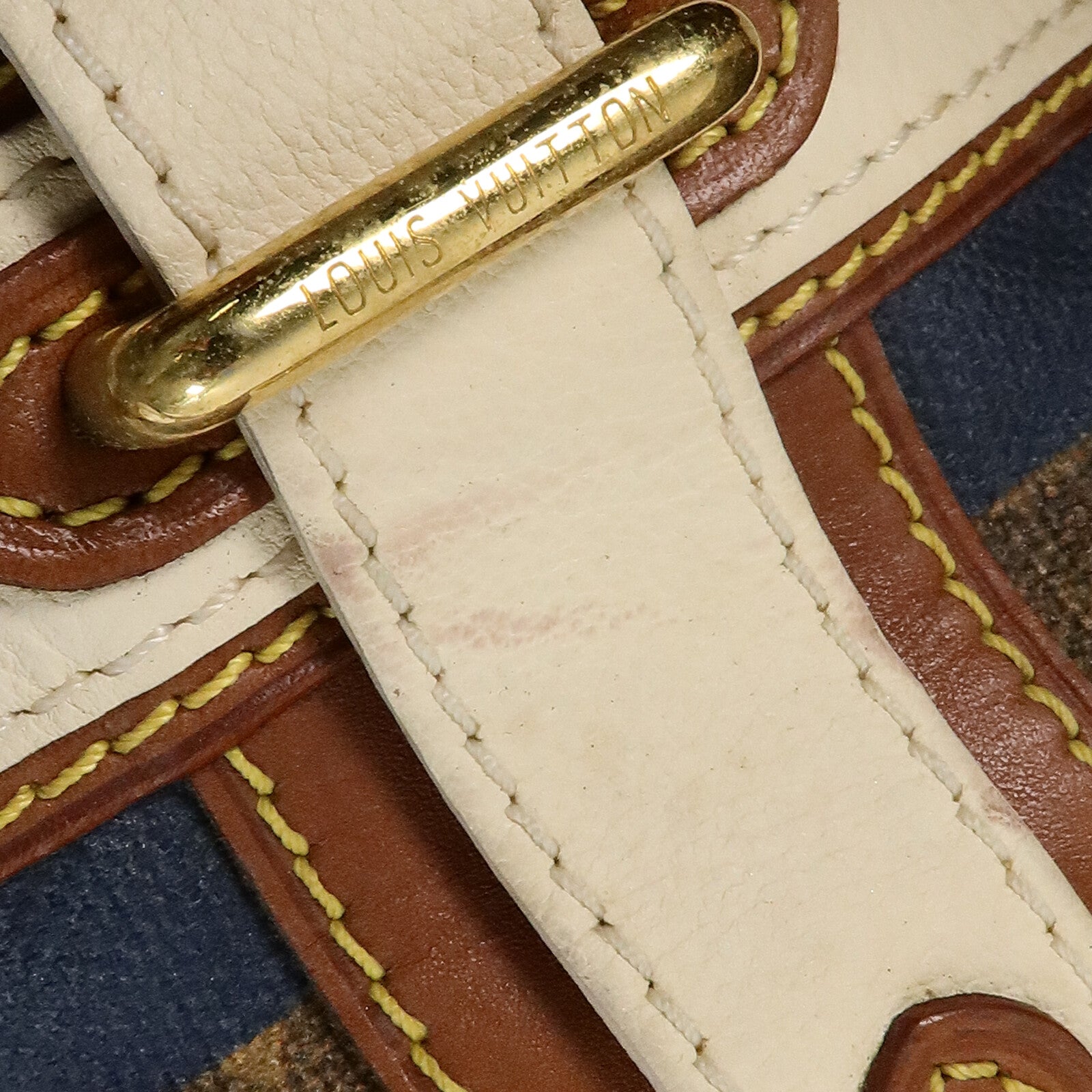 LOUIS VUITTON Monogram Tisse Sac Rayures GM手挽袋