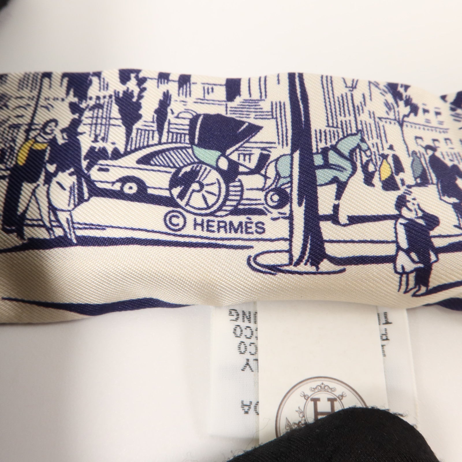 HERMES 絲質Twilly絲巾