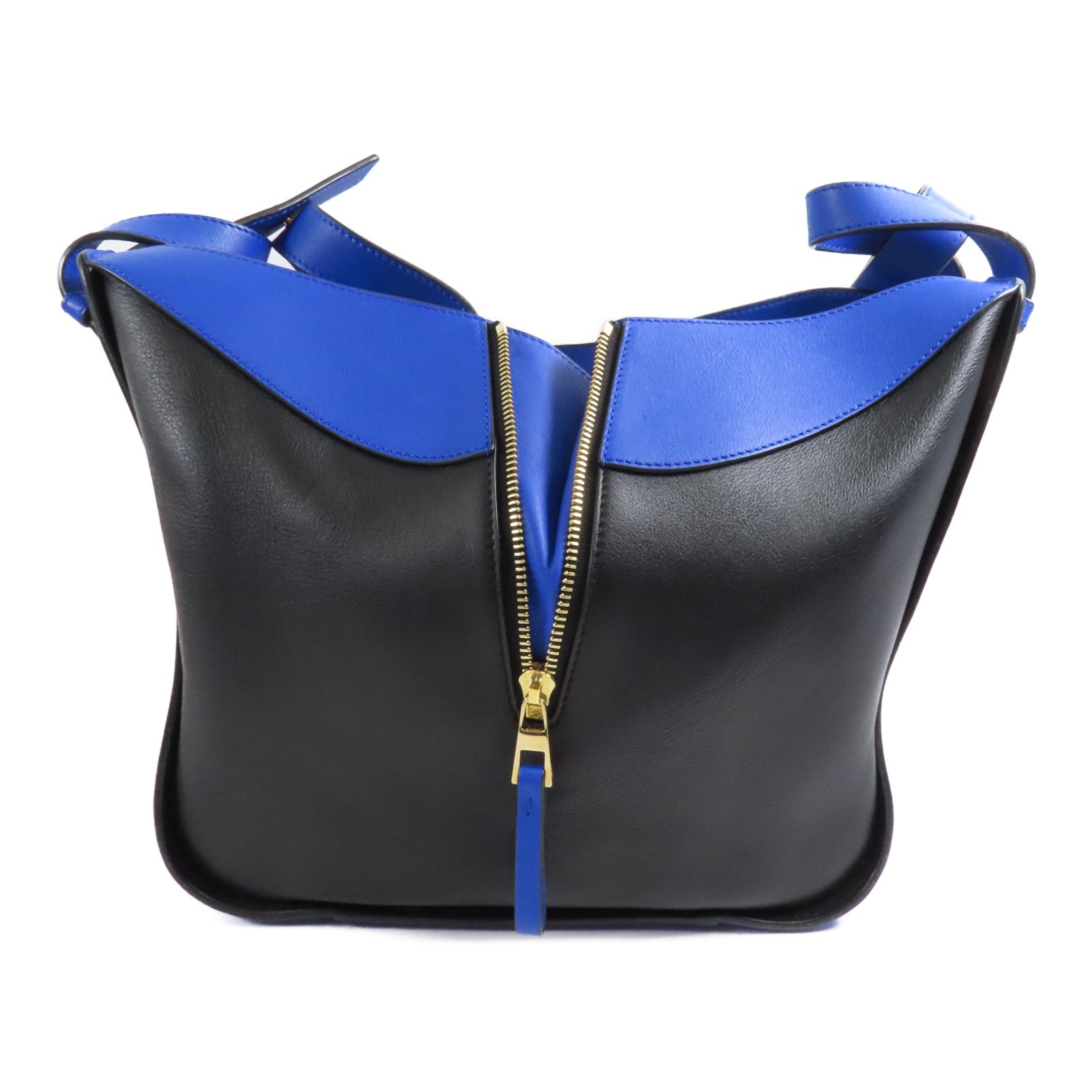 LOEWE 牛皮皮革Hammock Medium金扣手挽肩背兩用袋