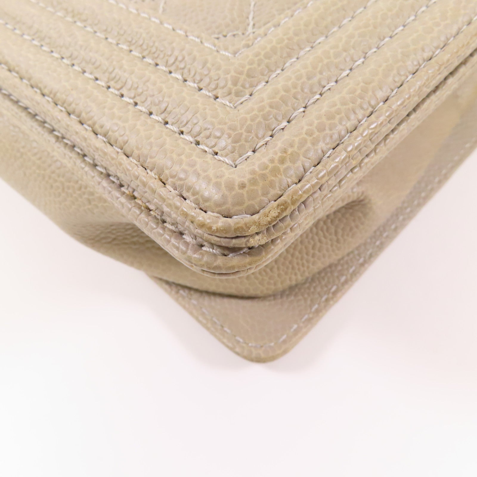 CHANEL 牛皮皮革Boy Chanel 28cm金扣鏈帶肩背袋